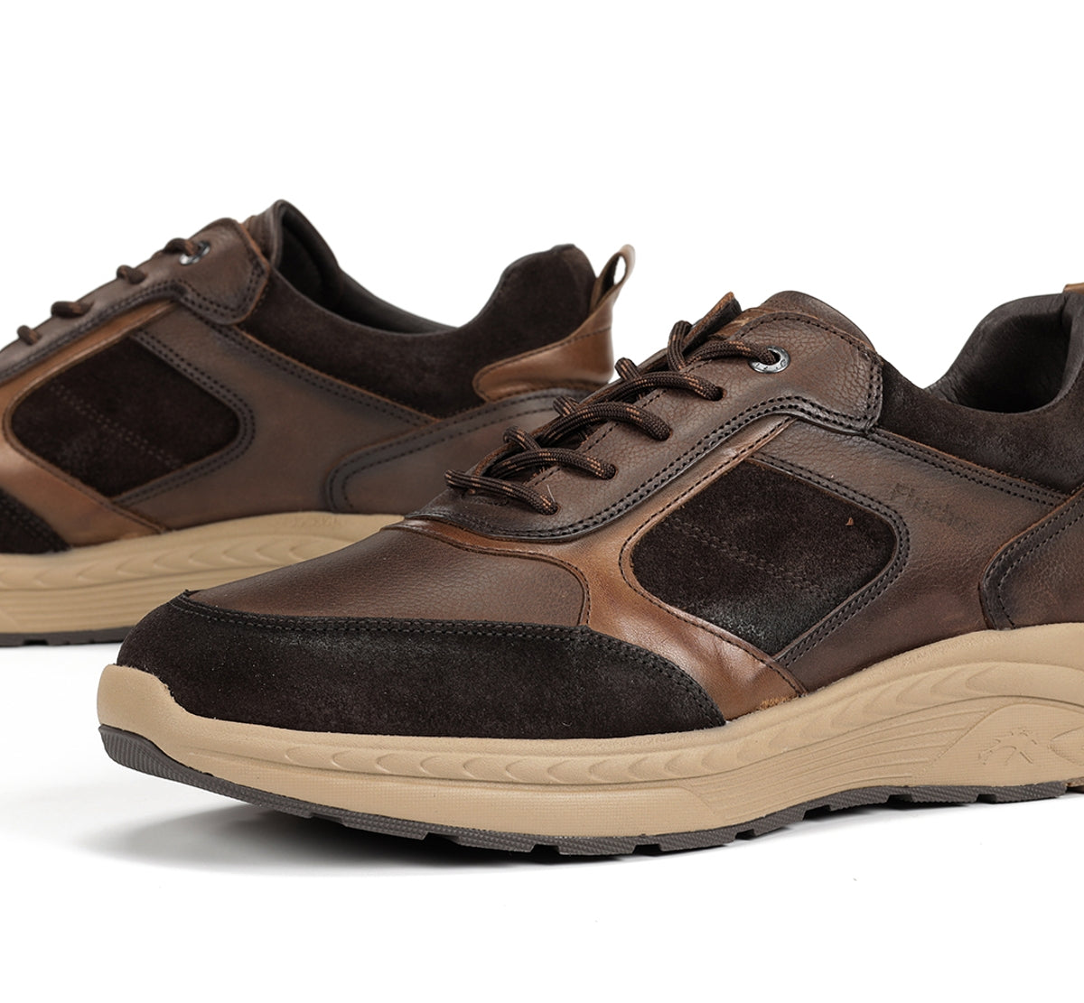 Fluchos Ryder F2289 baskets marron homme lacets