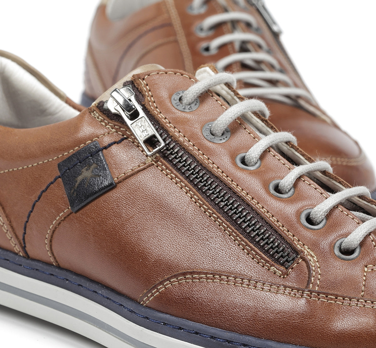 Fluchos Zapatos Quebec 9376 chaussures marron 42 zip
