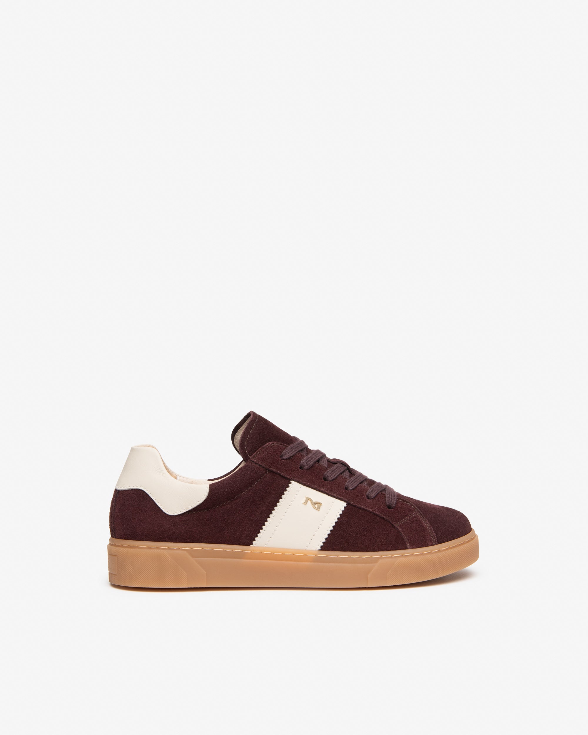Nero Giardini Sneakers baskets daim cuir femme à lacets