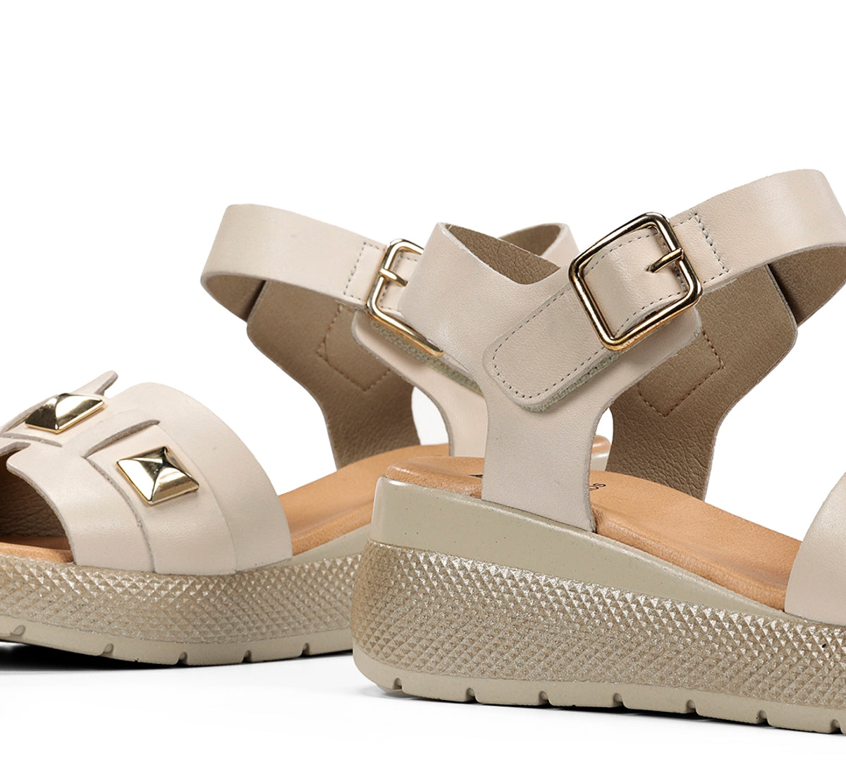 Dorking Ever D9497 sandales femme blanches cuir