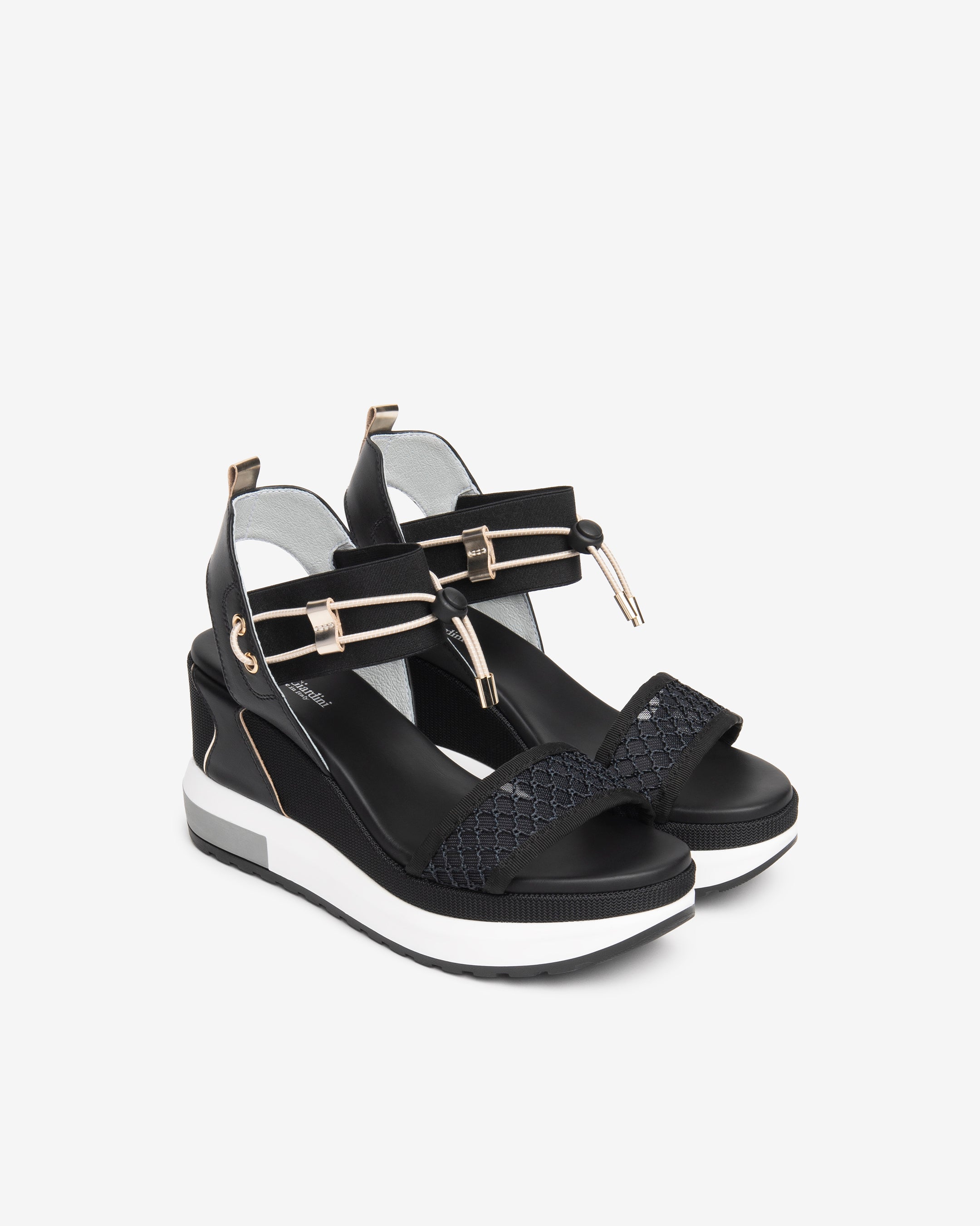 Nero Giardini Sandals sandales toile cuir femme