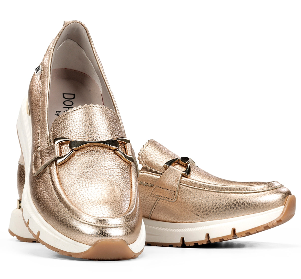 Dorking Serena D9047 mocassin femme doré sport