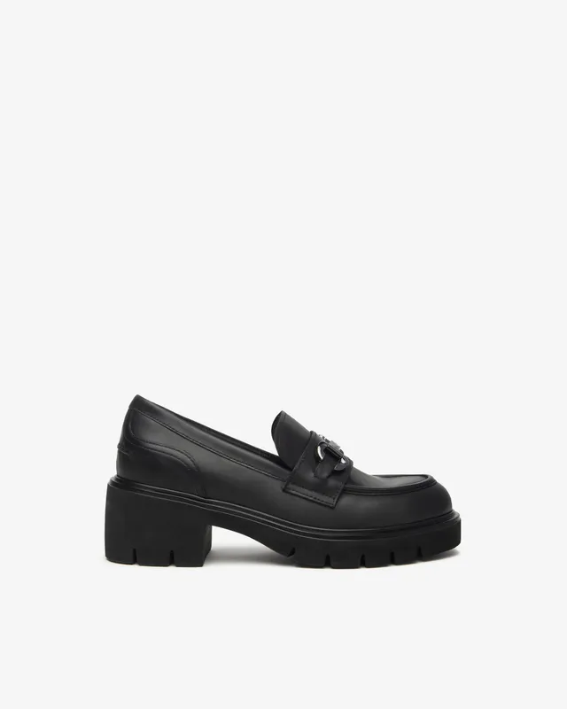 Nero Giardini Loafers mocassins cuir femme talon 60 mm