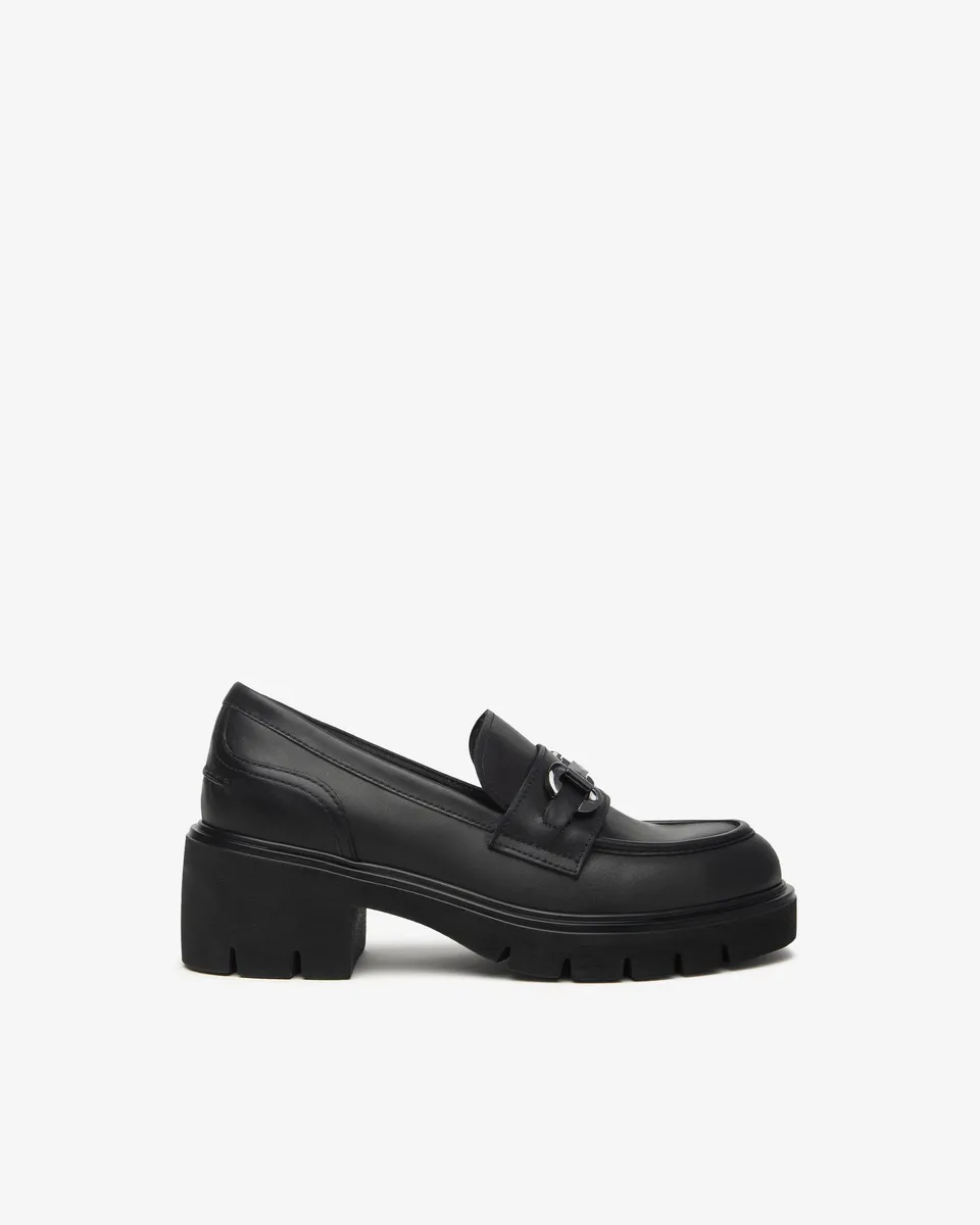 Nero Giardini Loafers mocassins cuir femme talon 60 mm