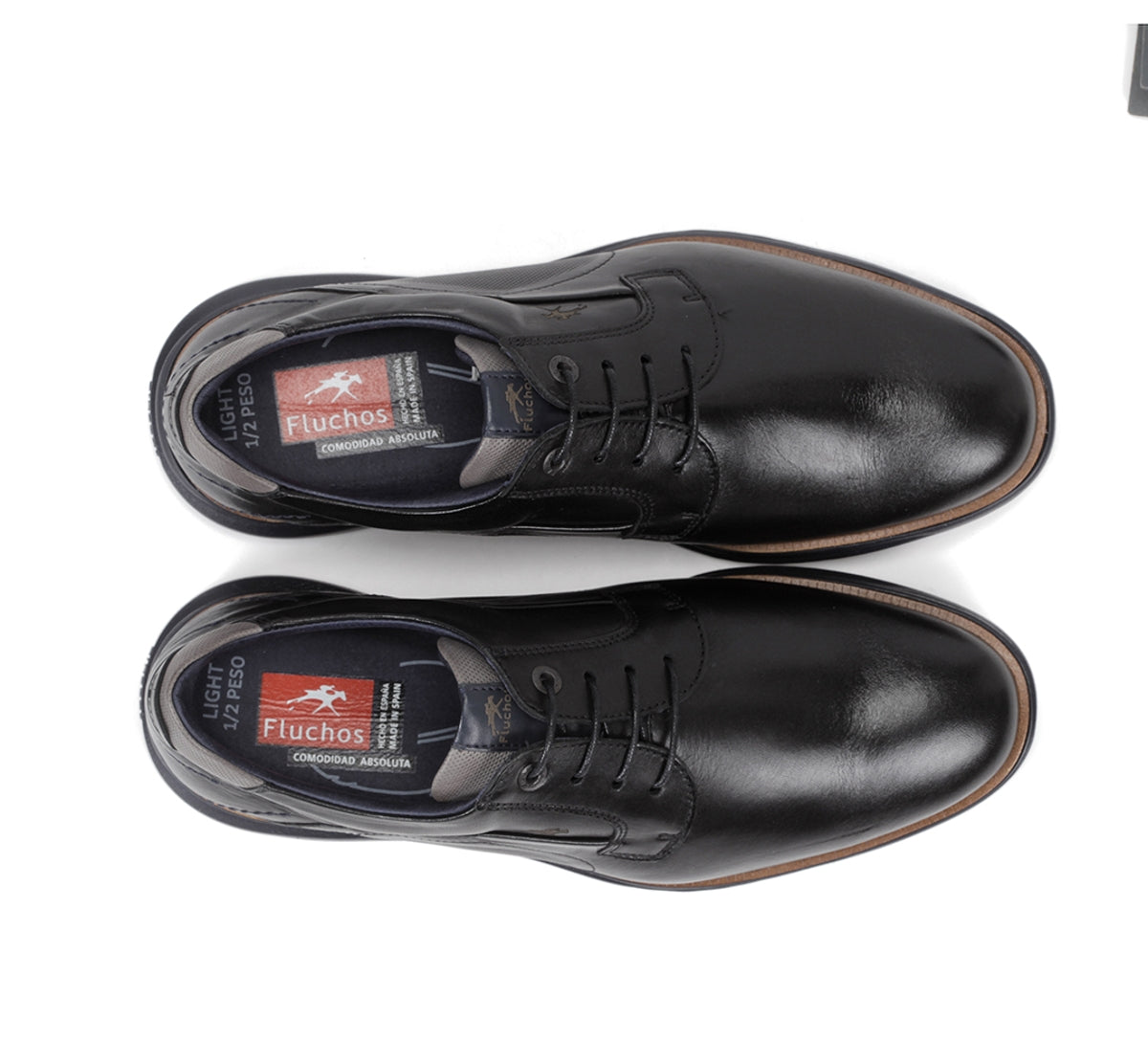 Fluchos Fenix F0235 derbies noir homme cuir