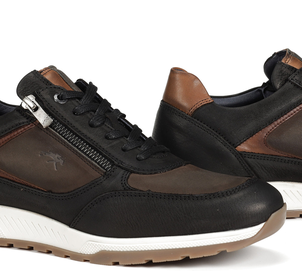 Fluchos Louis F1603 basket noir homme cuir confort