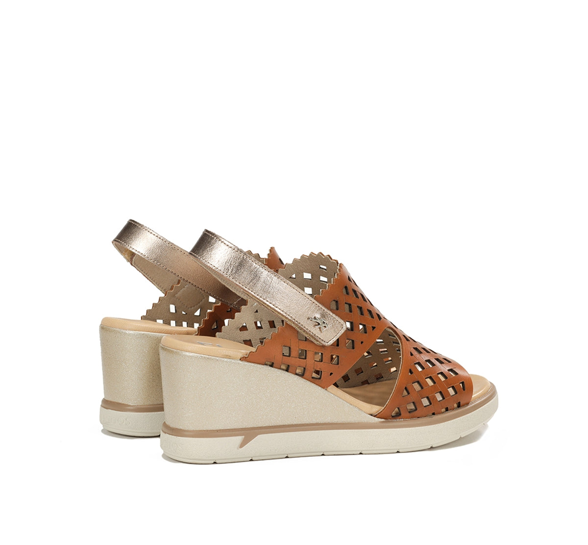 Fluchos Smash F1972 sandales marron femme compensées