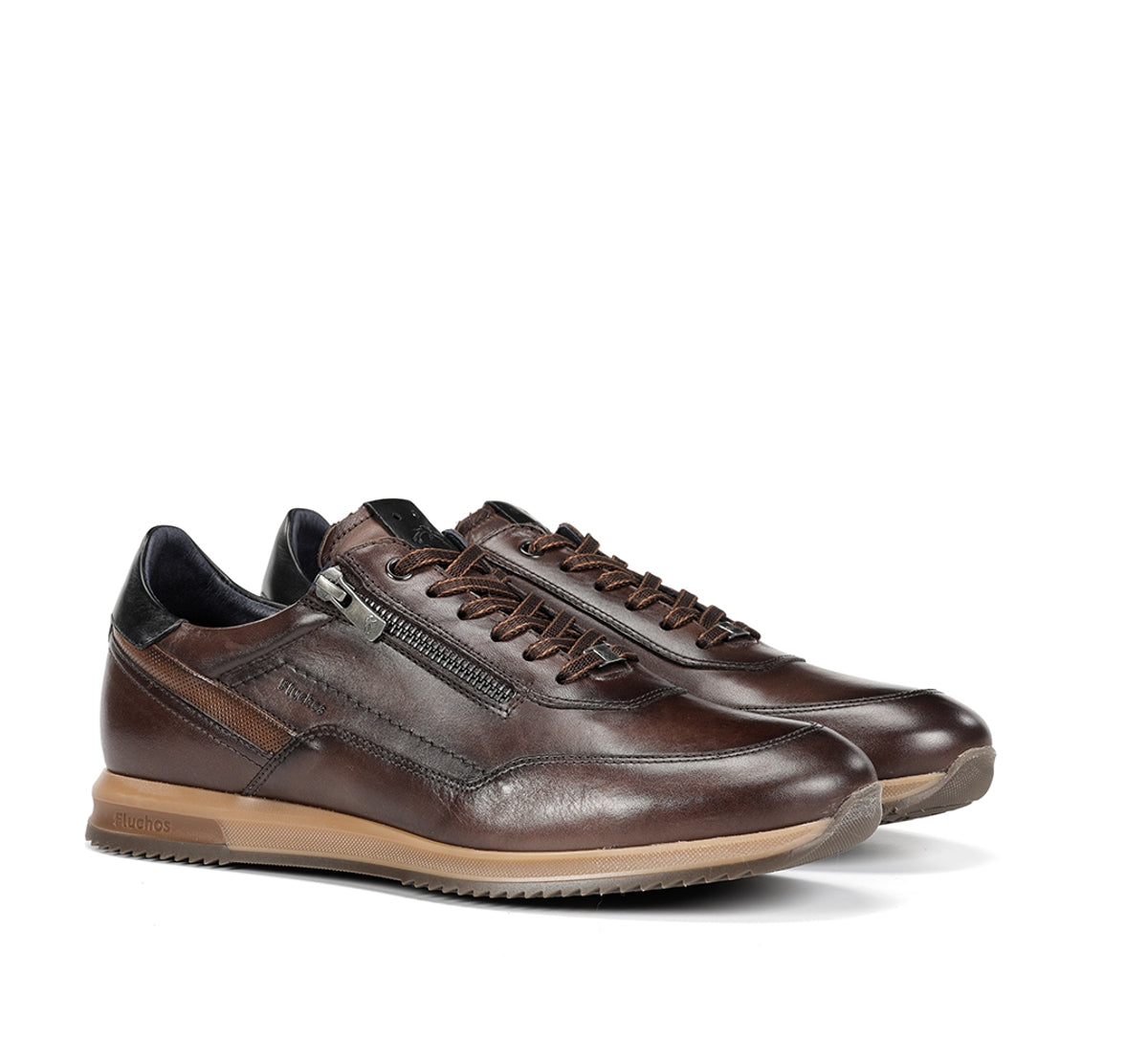 Fluchos Samir F2264 basket marron homme cuir