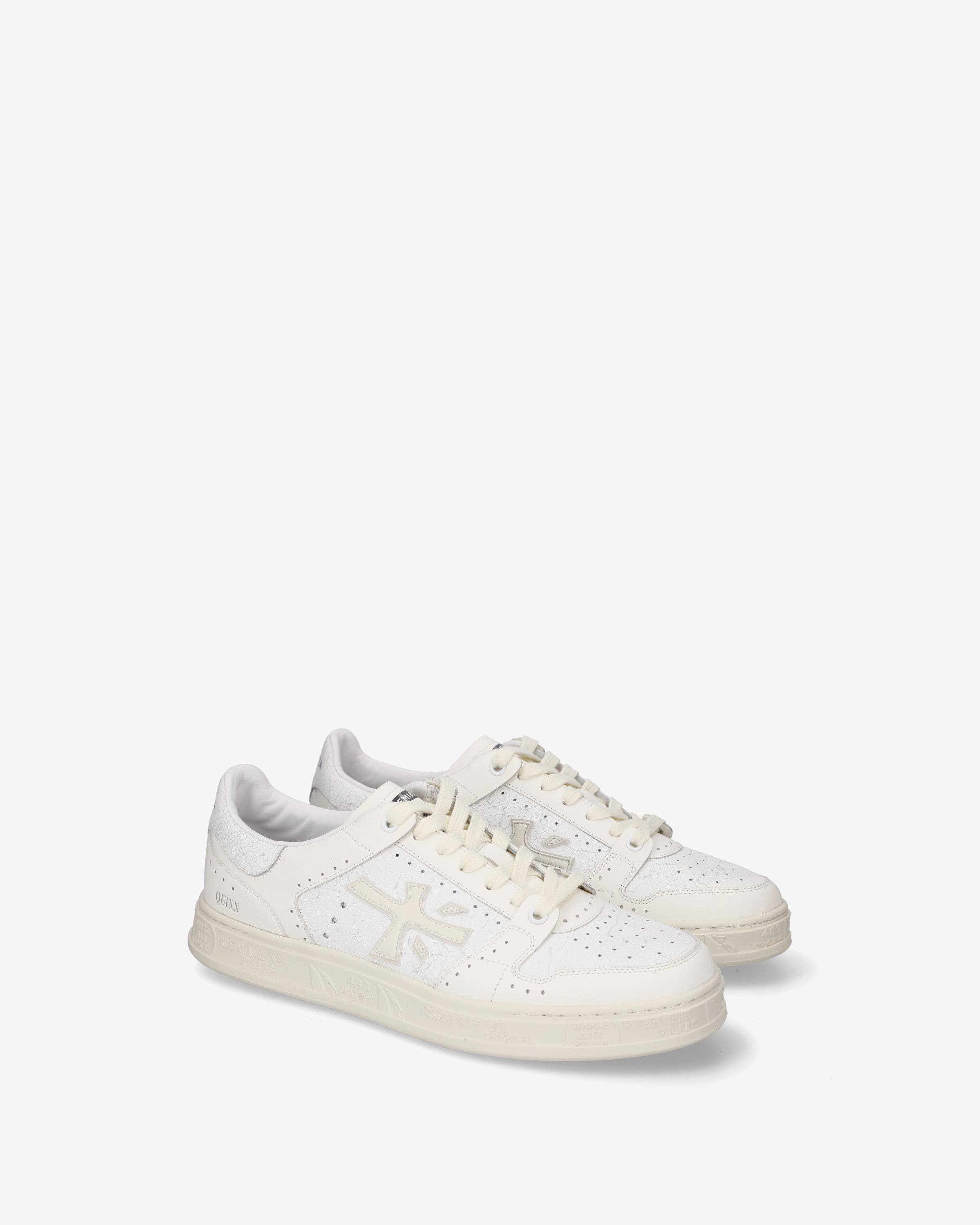Premiata Quinn 8649 baskets homme blanc crème