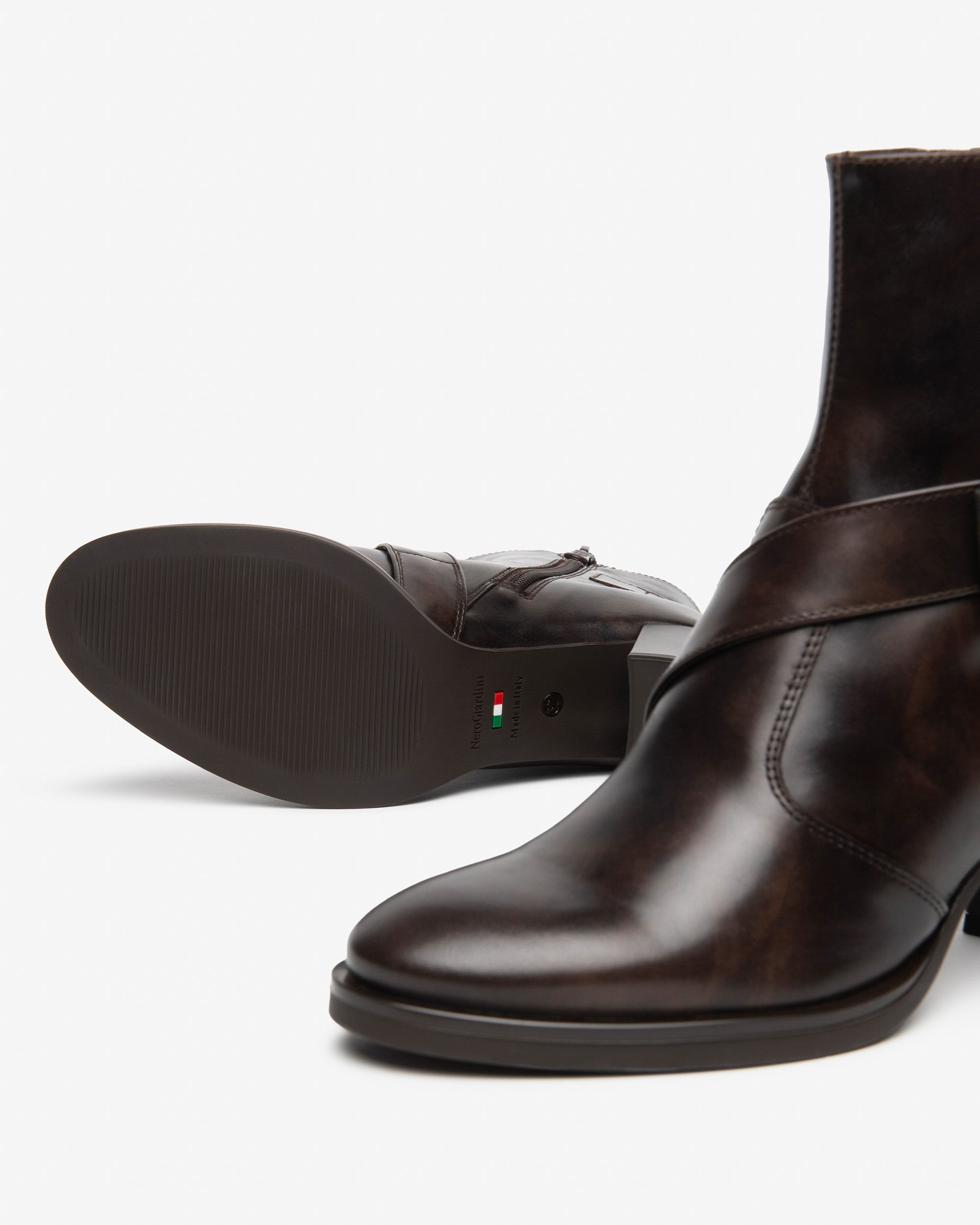 Nero Giardini Bottines Cuir Femme 38 Talon 7,5 cm