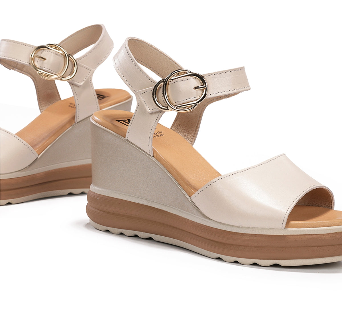 Dorking by Fluchos Diane D9696 sandales femme taupe