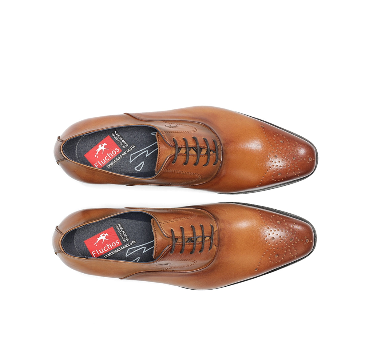 Fluchos Cesar F0404 chaussure ville homme marron cérémonie