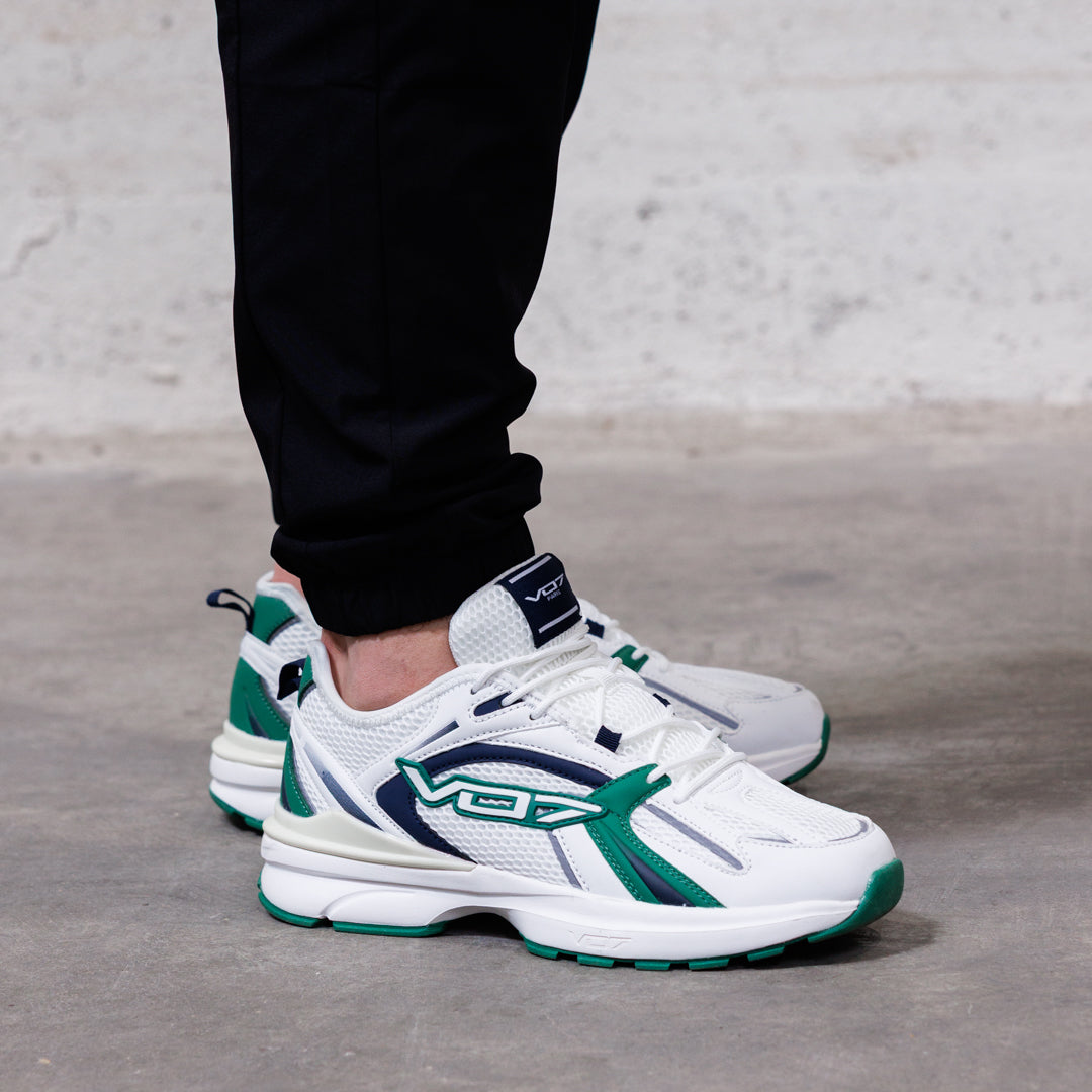 VO7 Street K Seven WG Sneaker Blanc Vert Navy