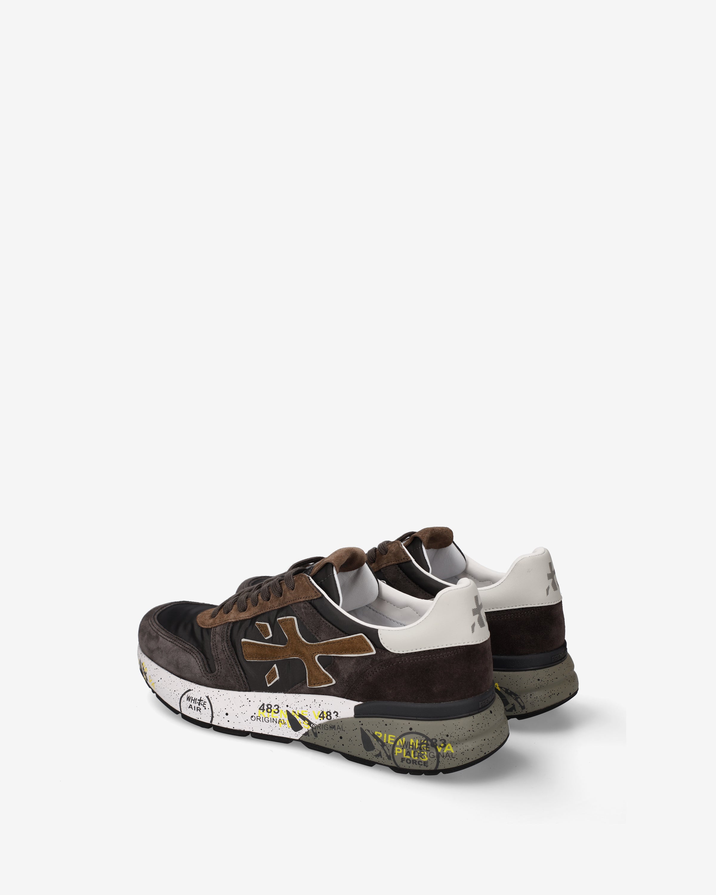 Premiata Mick 8432 sneakers homme marron dain