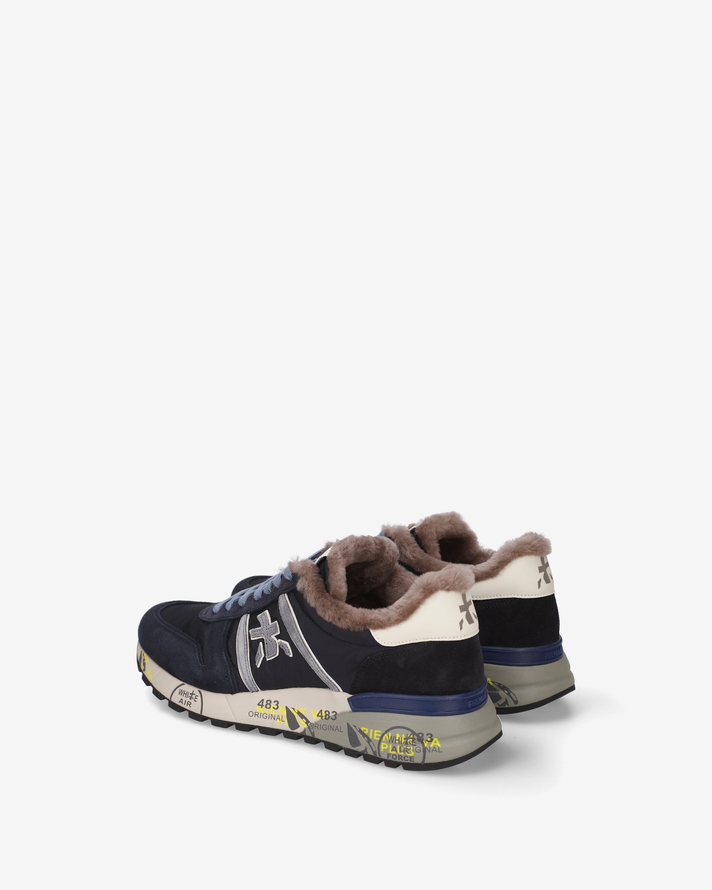 Premiata Lander 8656M Sneakers Homme Nylon Suède