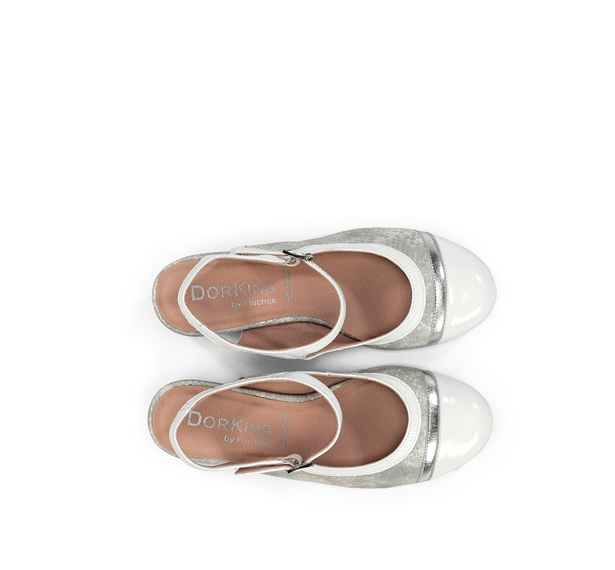 Dorking Rodin D9093 chaussure blanc femme cuir
