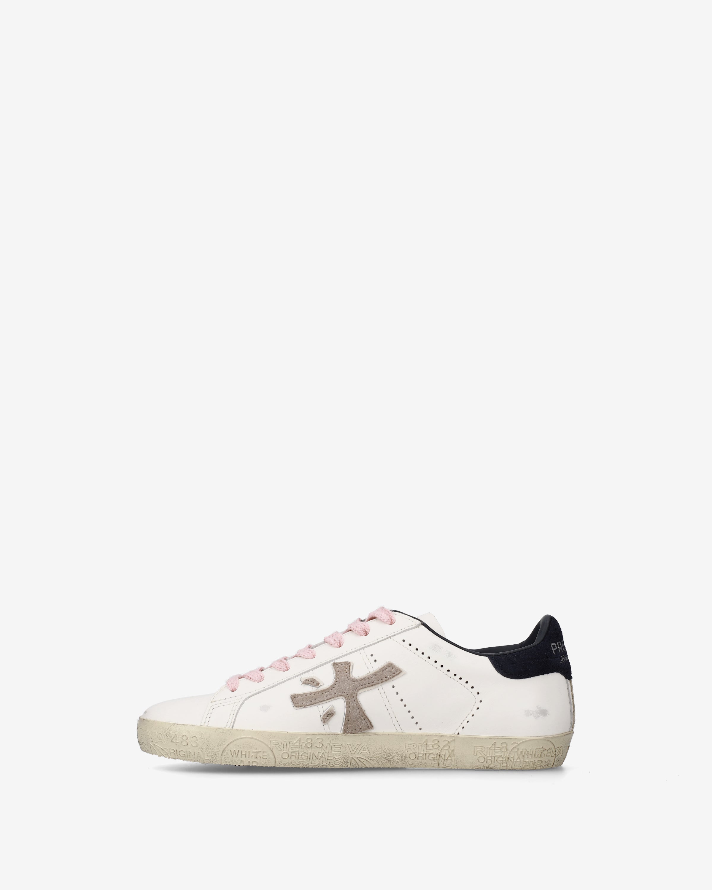 Premiata Stevend 7602 baskets crème cuir femme