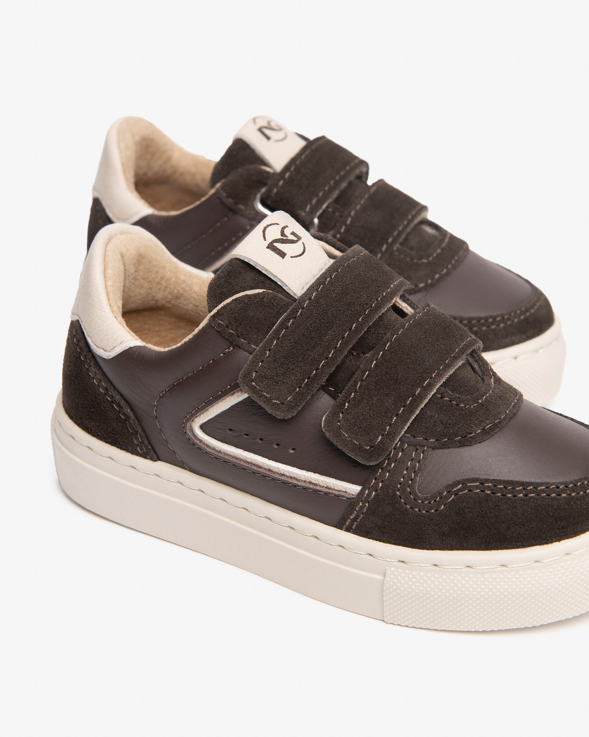 Nero Giardini Sneakers Junior baskets garçon cuir scratch