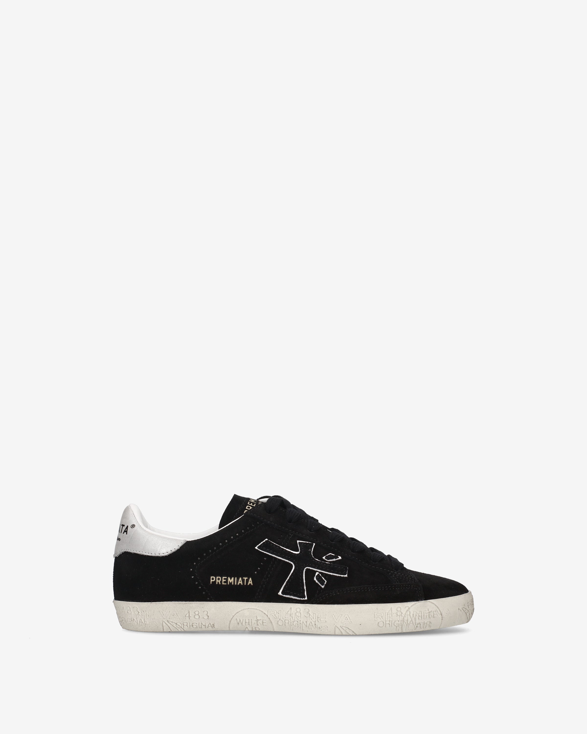 Premiata Stevend 8487 Sneakers Femme Daim Noir