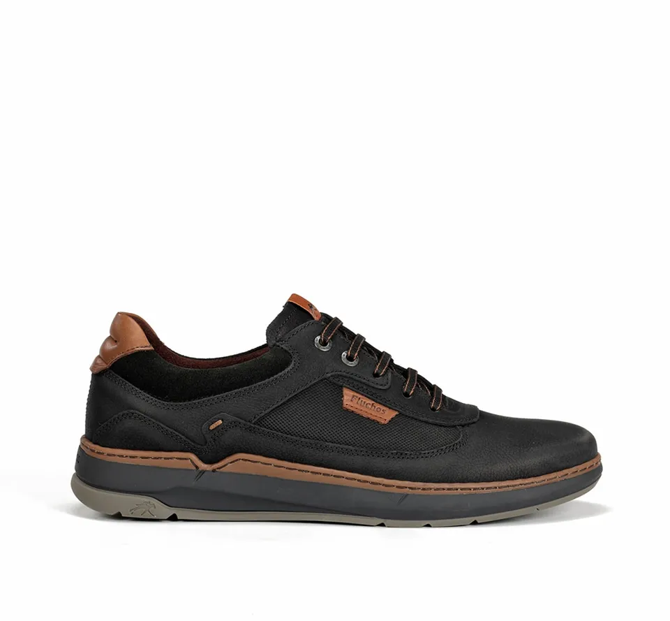 Fluchos Jeff F2277 derbies noir cuir homme