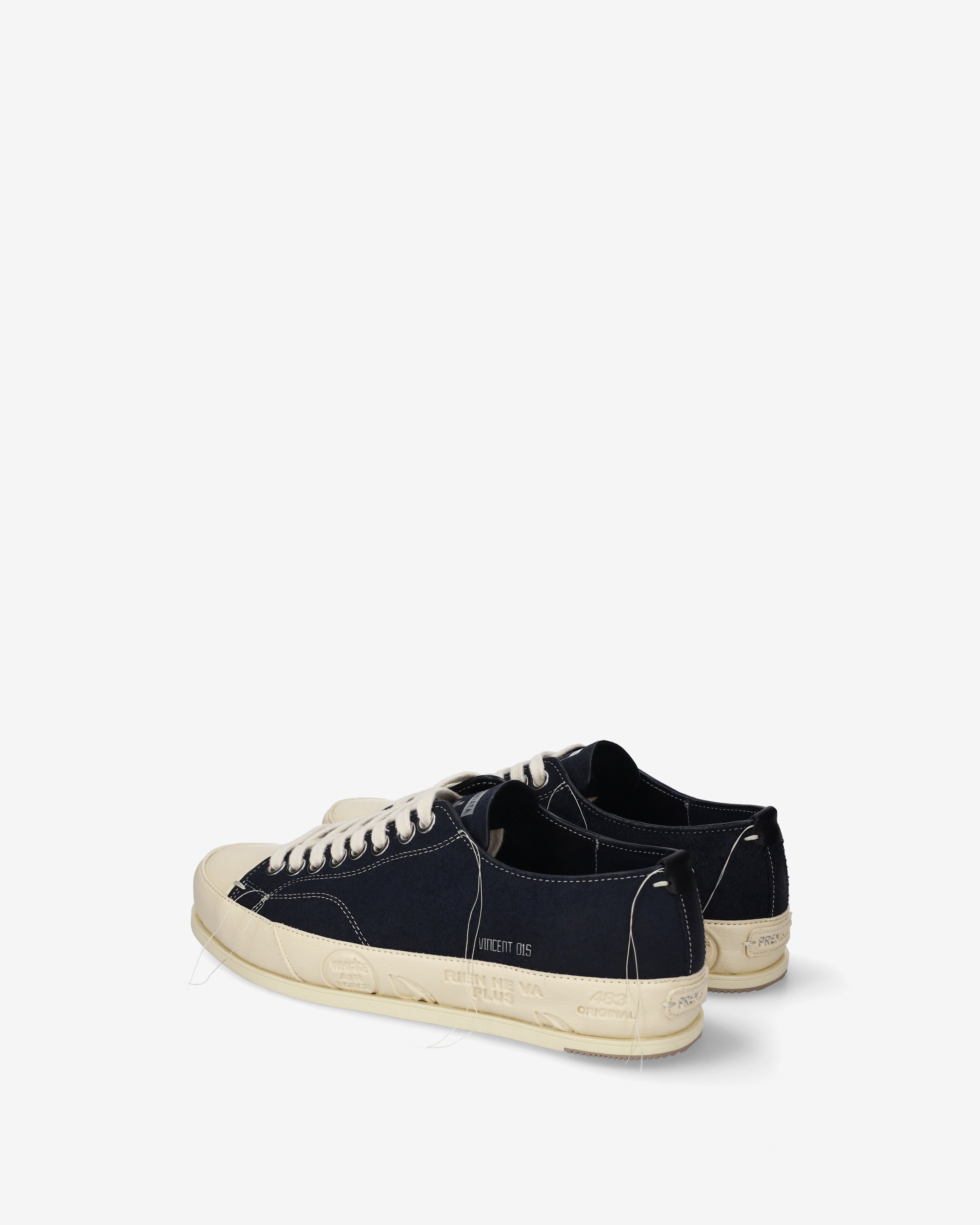 Premiata Vincent 015 baskets bleu marine pointure 42 cuir