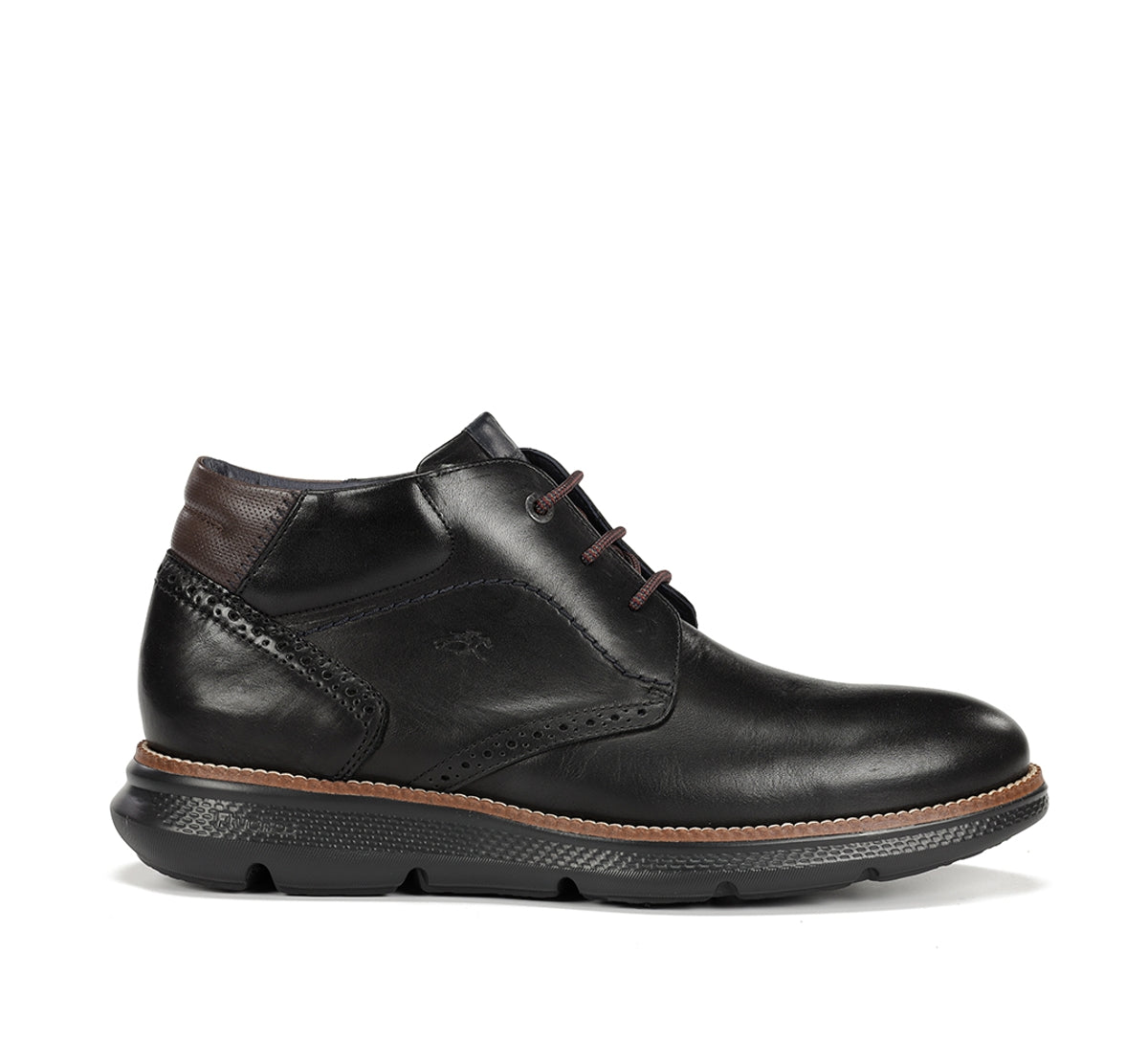 Fluchos William F1353 bottine noire homme cuir léger