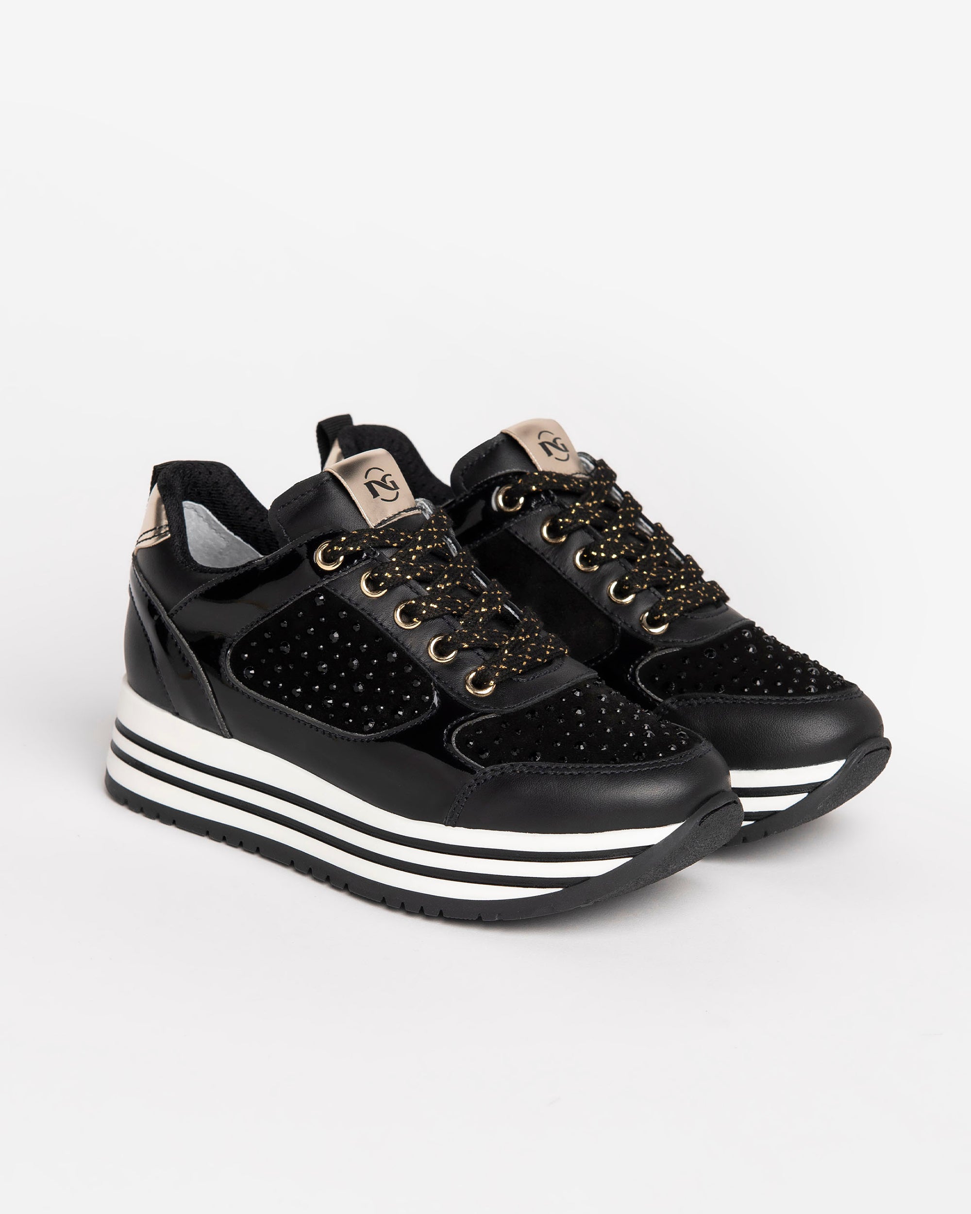Nero Giardini Sneakers Baskets Fille Cuir Daim 36