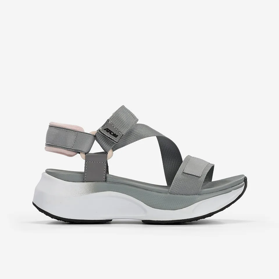 Atom by Fluchos Fusion AT170 sandale gris femme confort