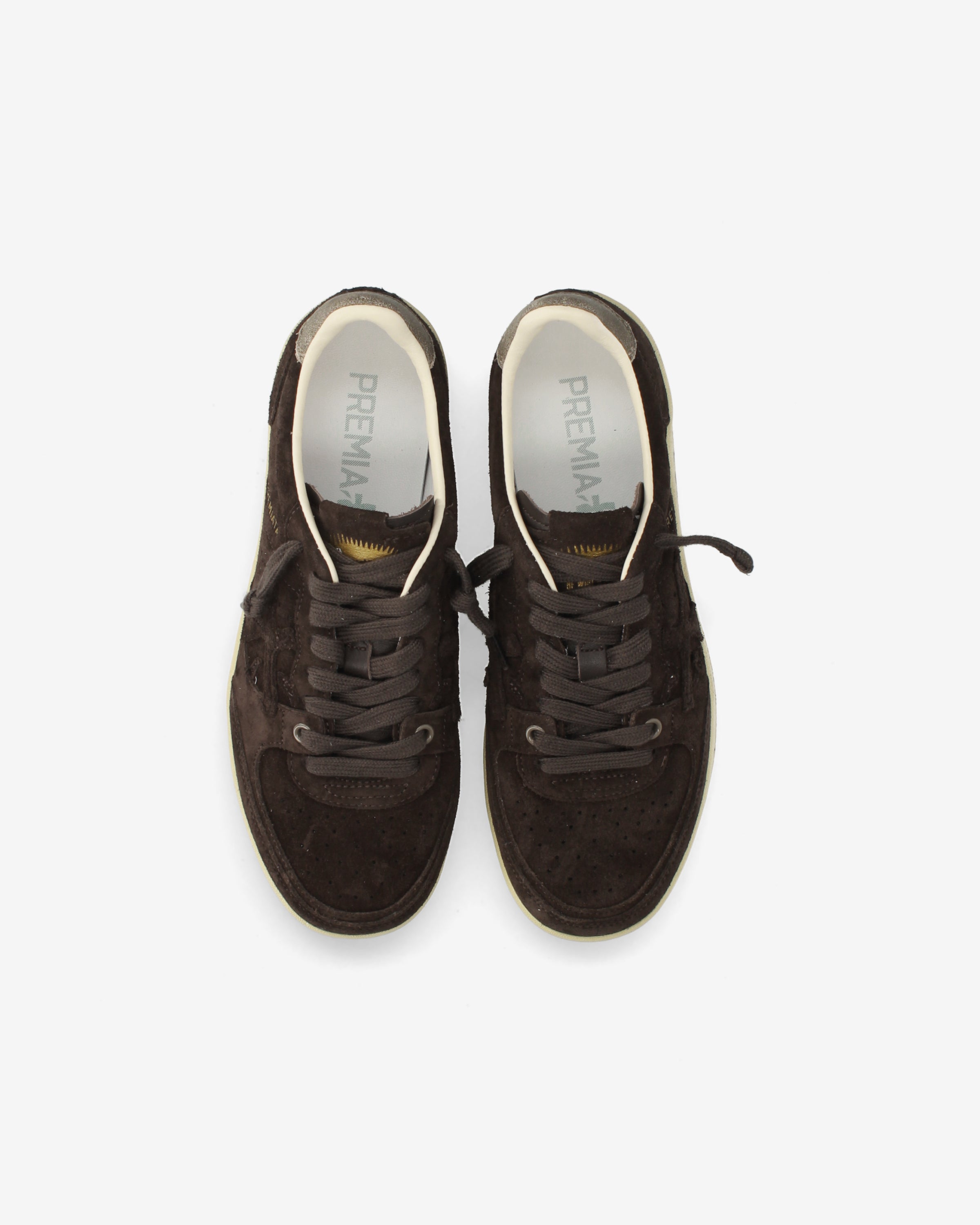 Premiata Bskt Clayd 8446 baskets marron foncé femme