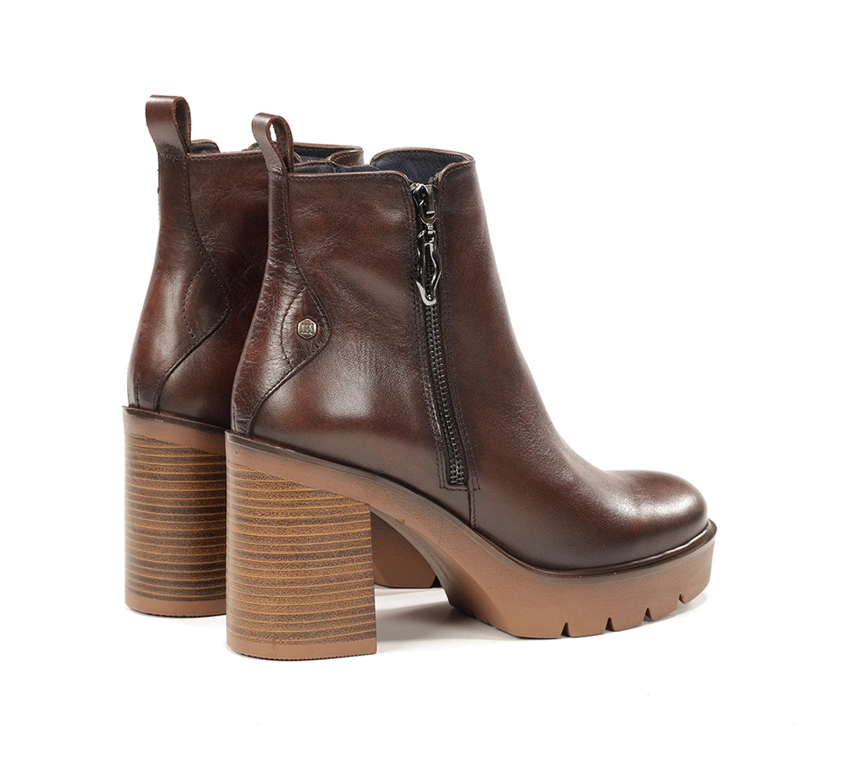 Dorking Alert D9562 bottines marron talon femme