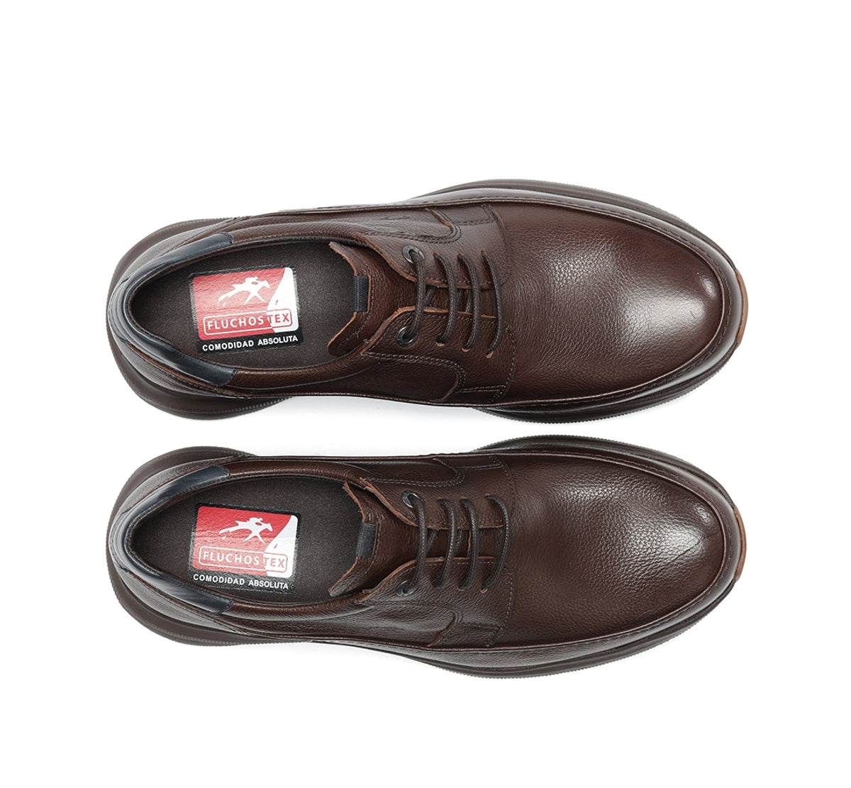 Fluchos Triton F2065 derby marron homme cuir lacets