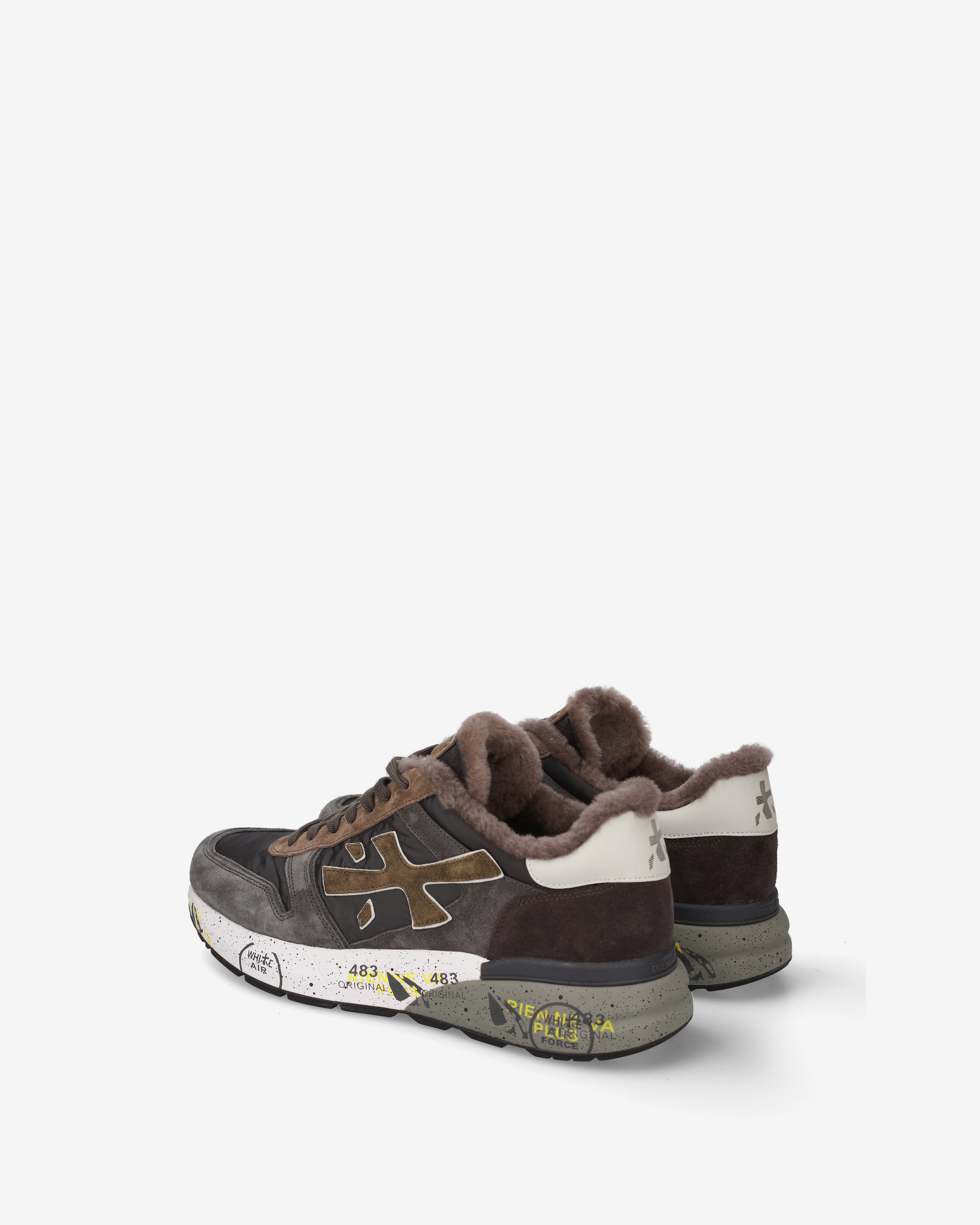 Premiata Mick 8432M Basket Daim Marron Homme