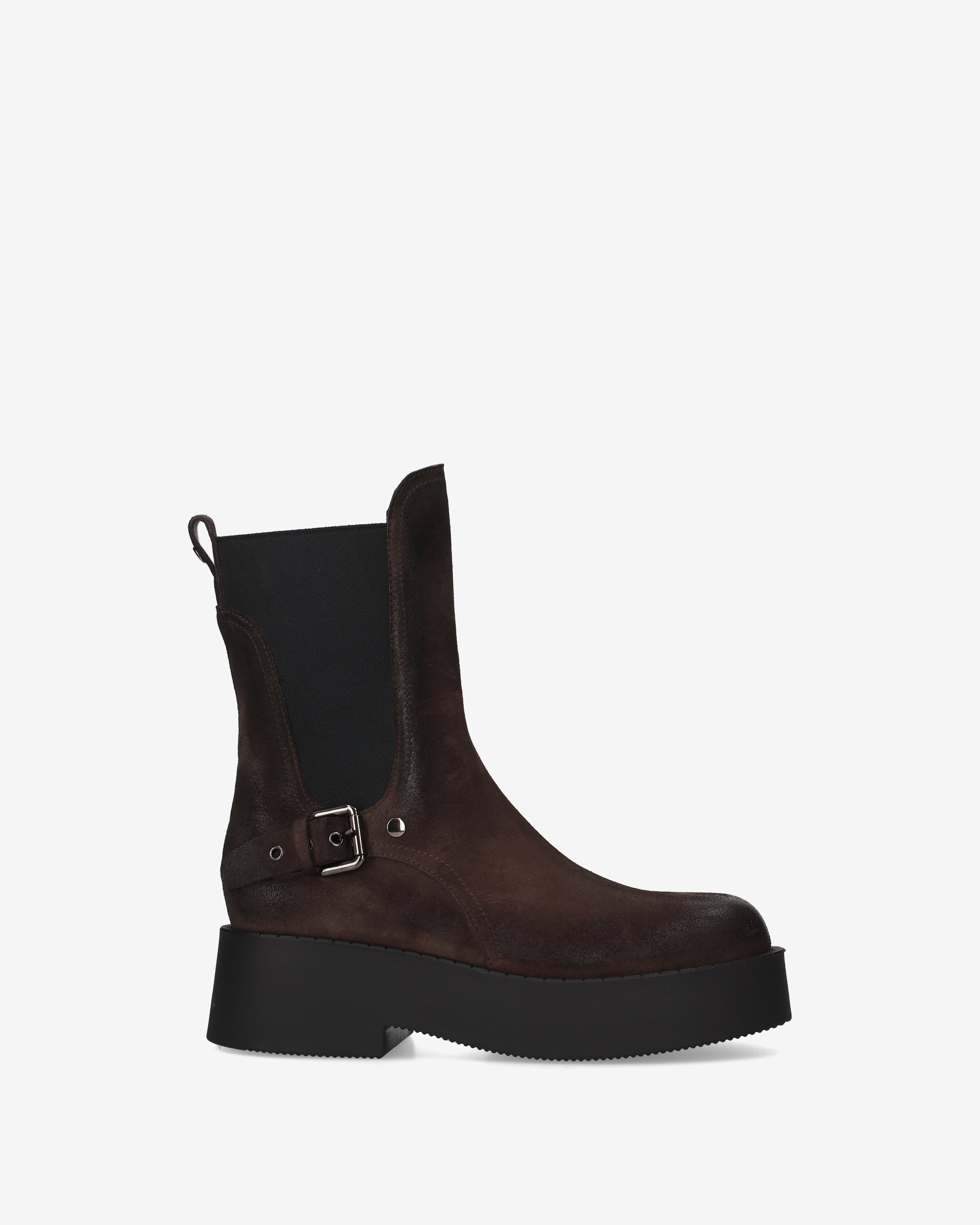 Premiata Chelsea Moka Platform boots moka femme