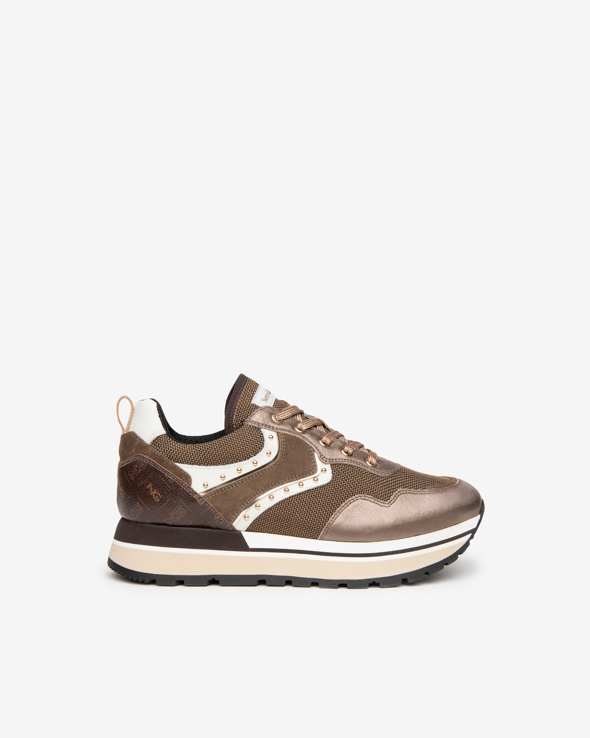 Nero Giardini Sneakers baskets cuir suède femme