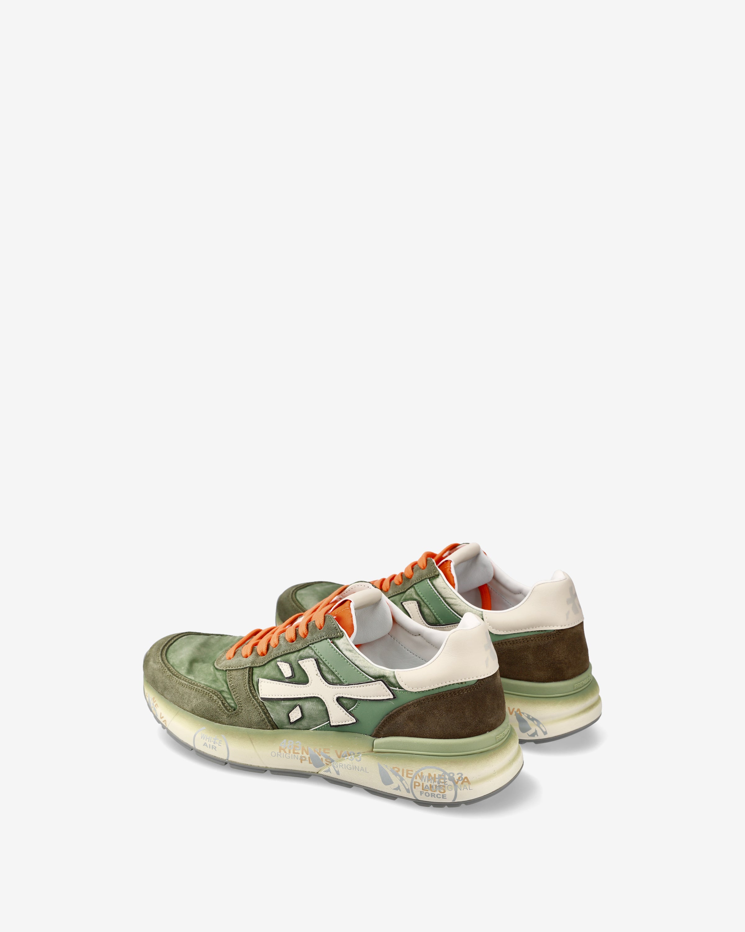 Premiata Mick 7244 baskets homme daim vert sauge