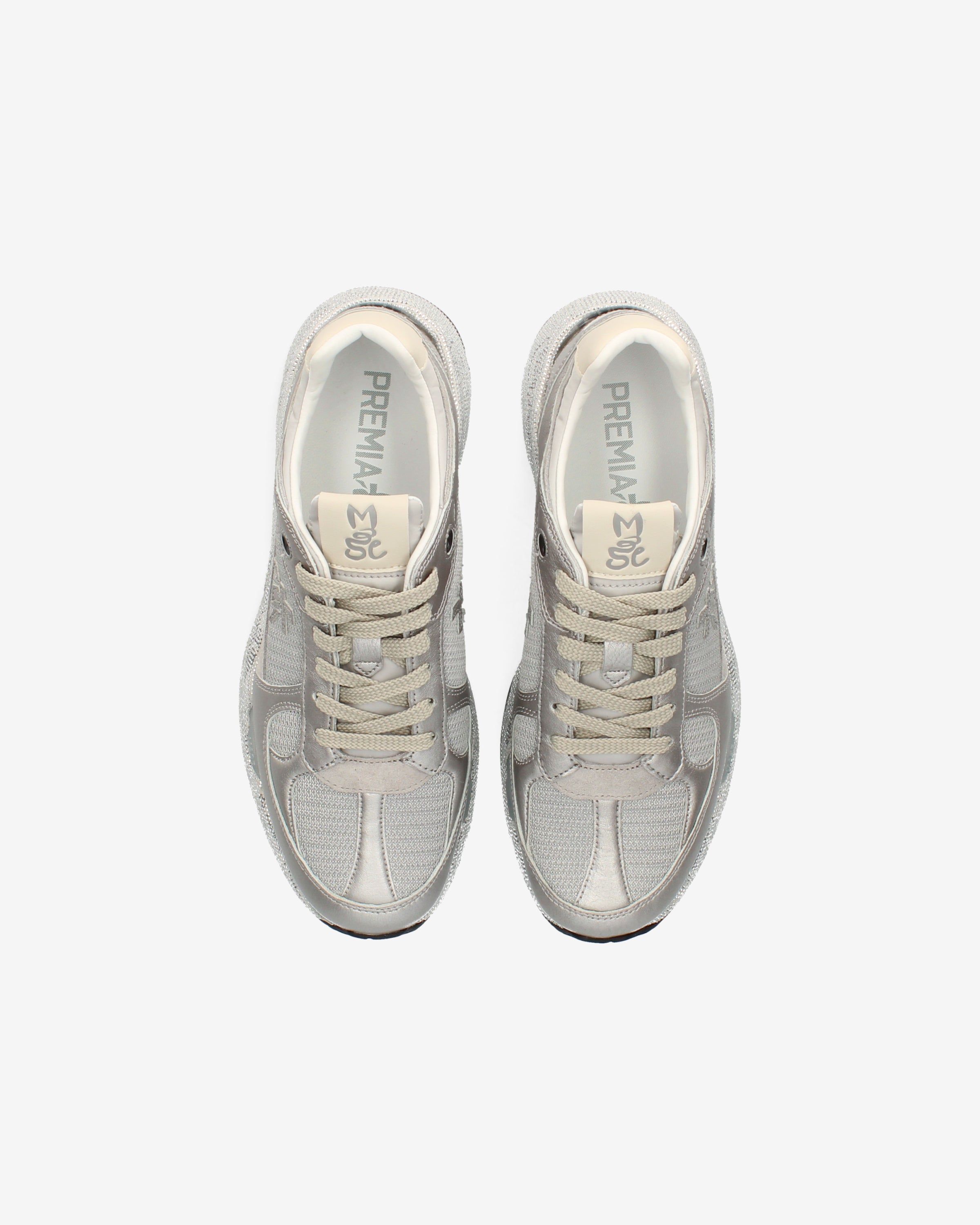 Premiata Mased 7093 sneakers argent métallisé