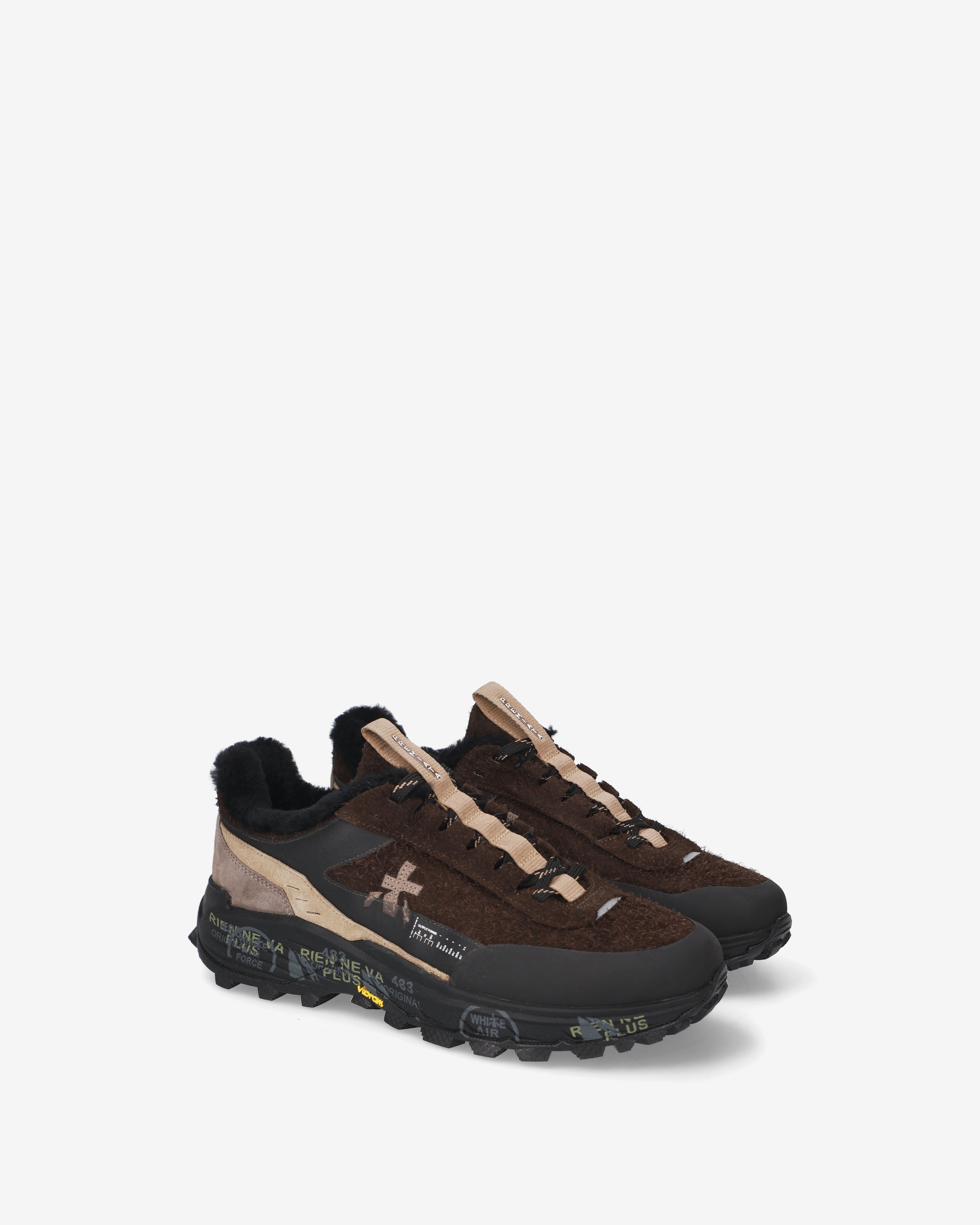 Premiata Devin 500M baskets marron foncé Vibram