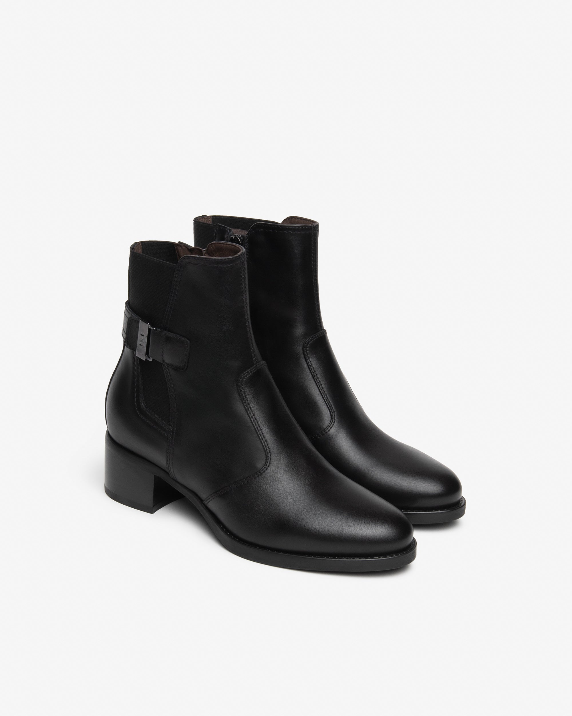 Nero Giardini Ankle Boots bottines cuir femme talon 4 cm