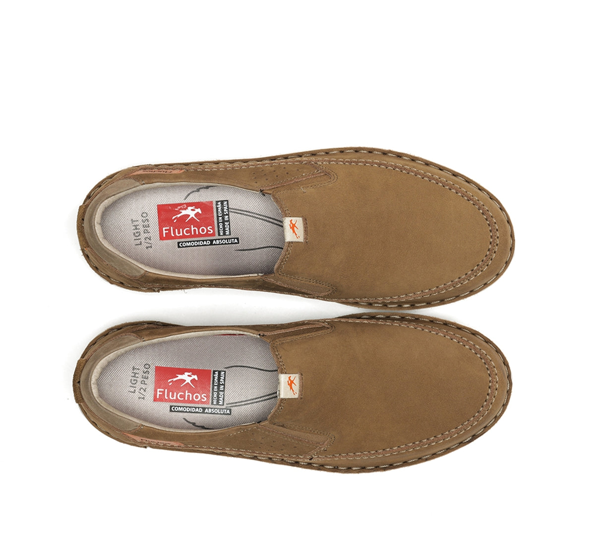 Fluchos Parker F2001 slip on marron homme