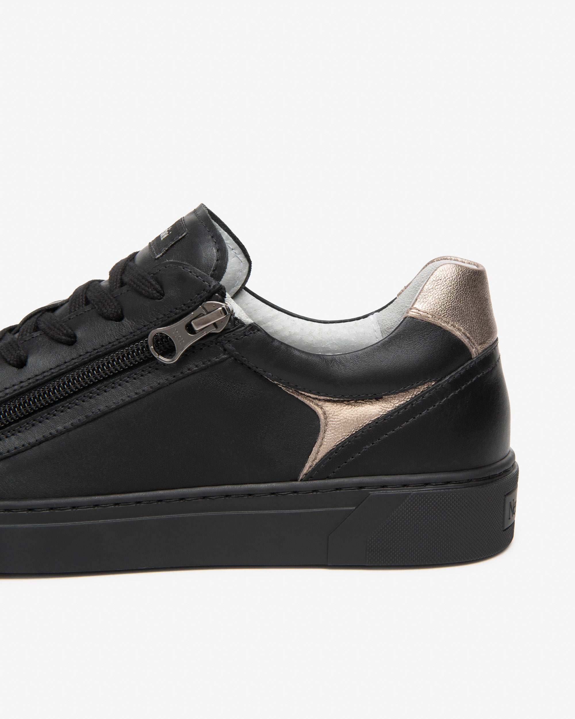 Nero Giardini Sneakers Baskets Femme Cuir Zip