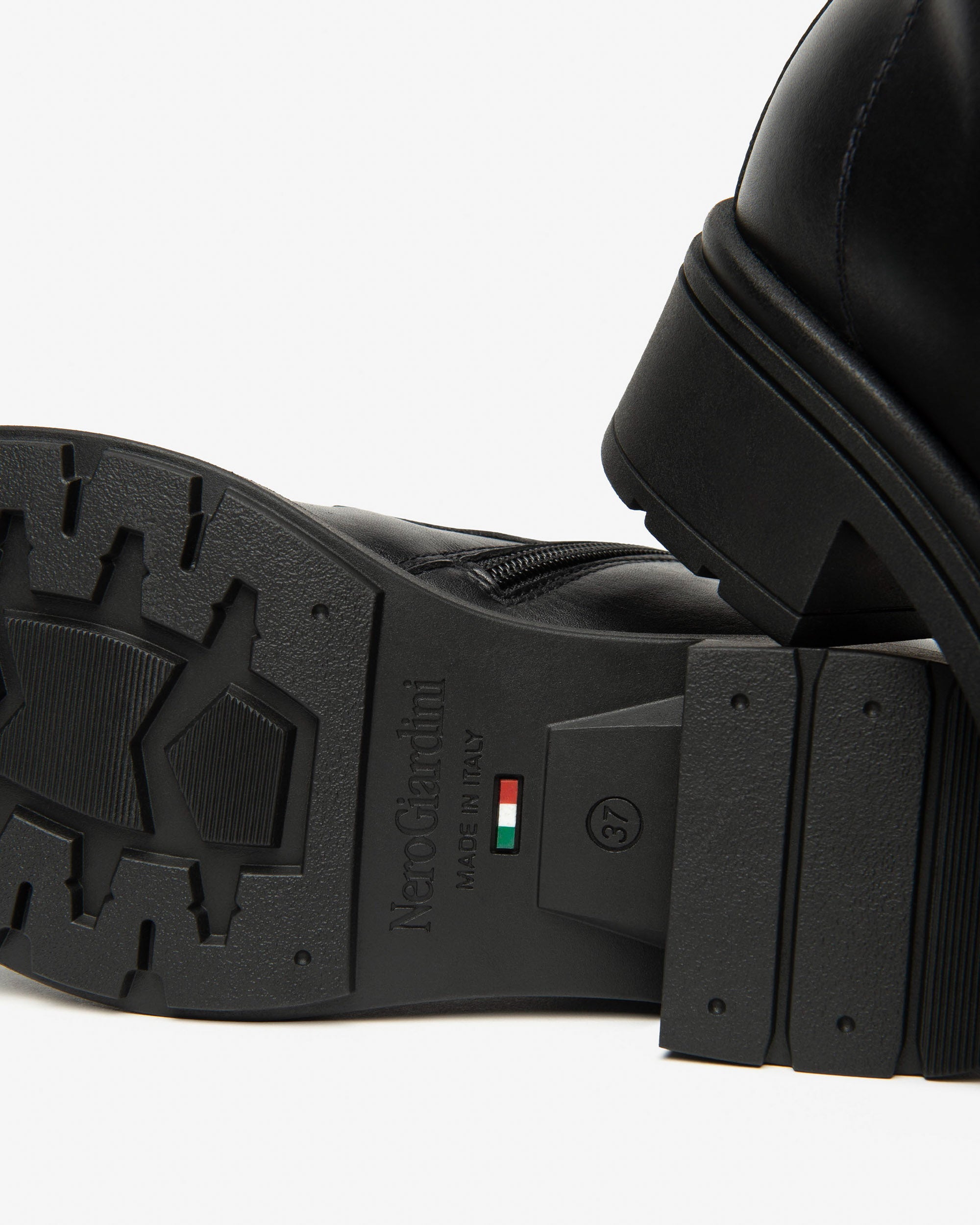 Nero Giardini Combat Boots rangers femme cuir hiver