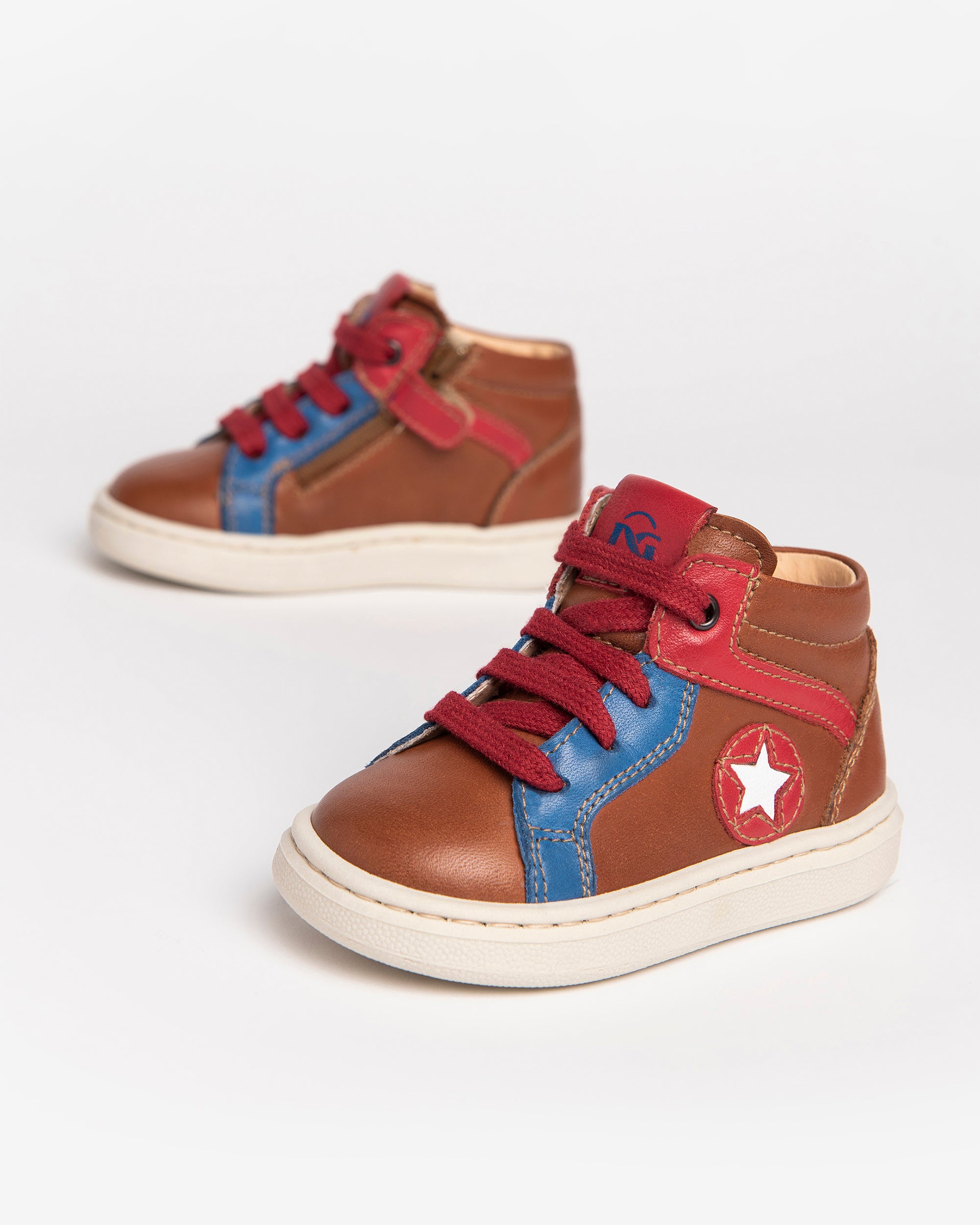 Nero Giardini Sneakers baskets cuir bébé garçon