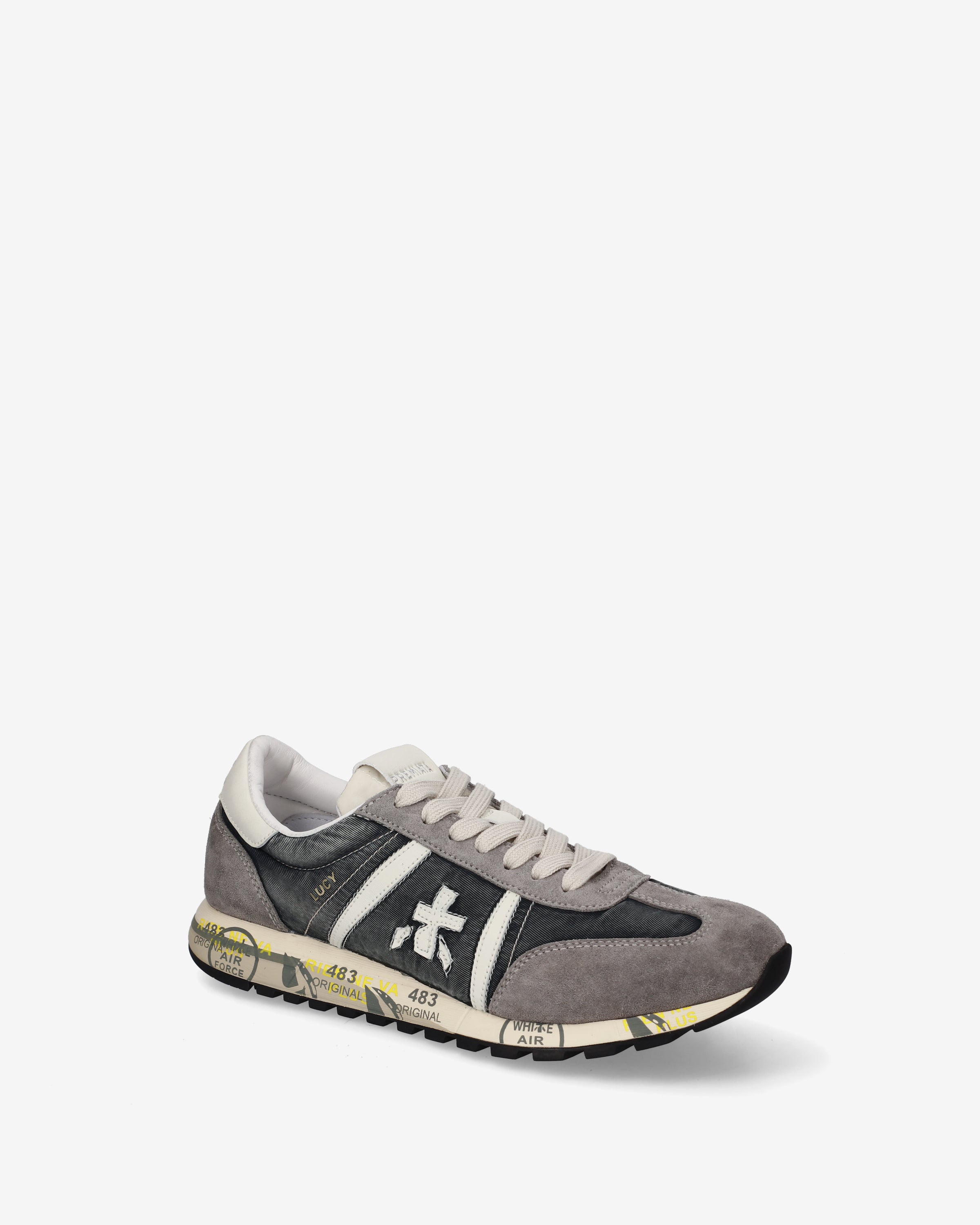 Premiata Lucyd 8416 sneakers grises daim pointure 38