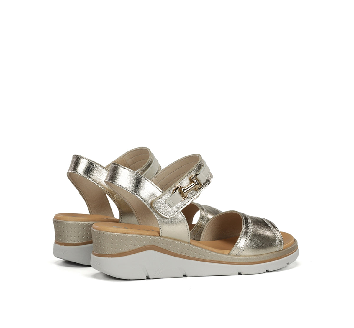 Fluchos Fire F2427 sandales femme dorées compensées
