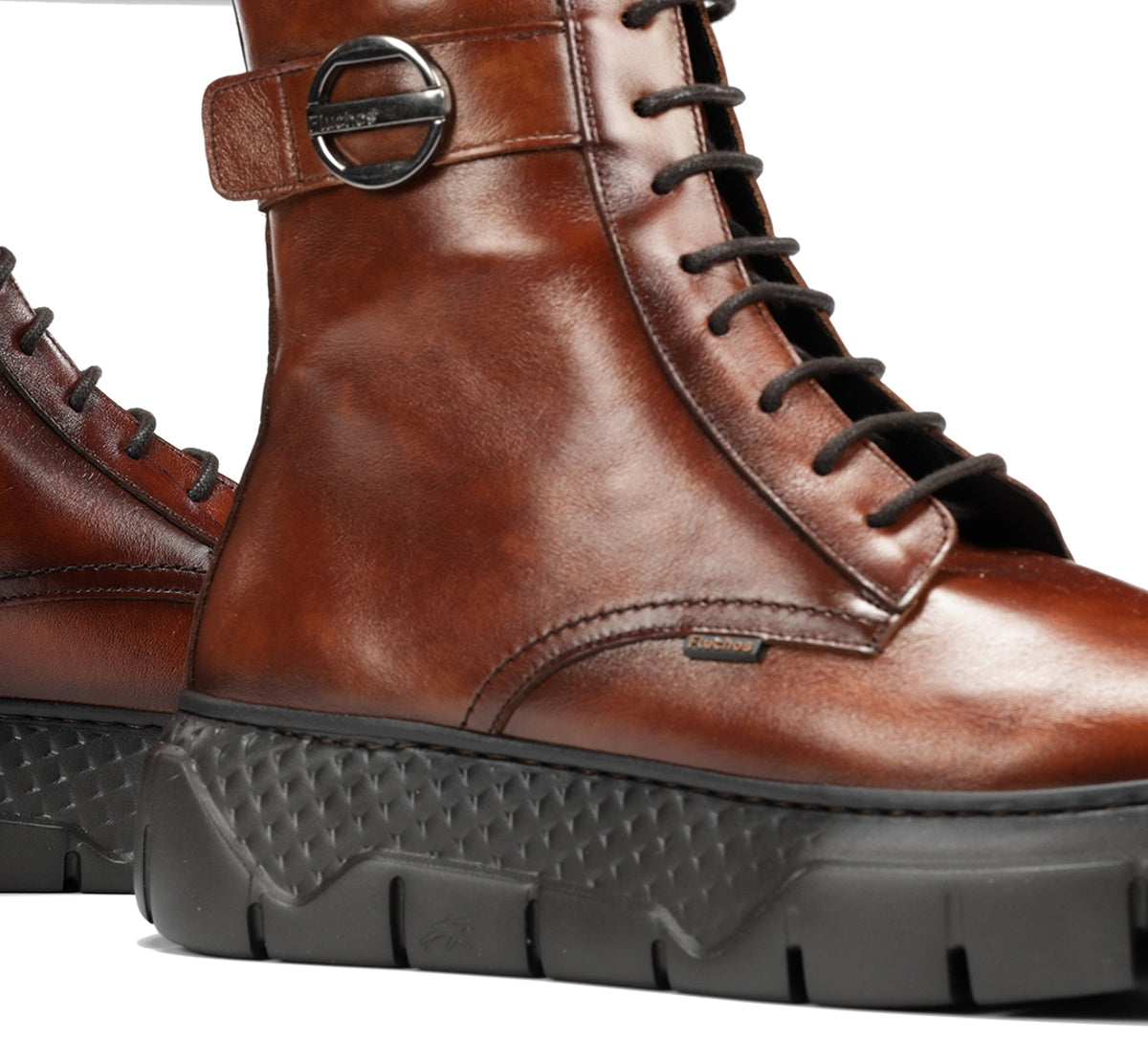 Fluchos Ilia F2303 bottine marron femme lacets