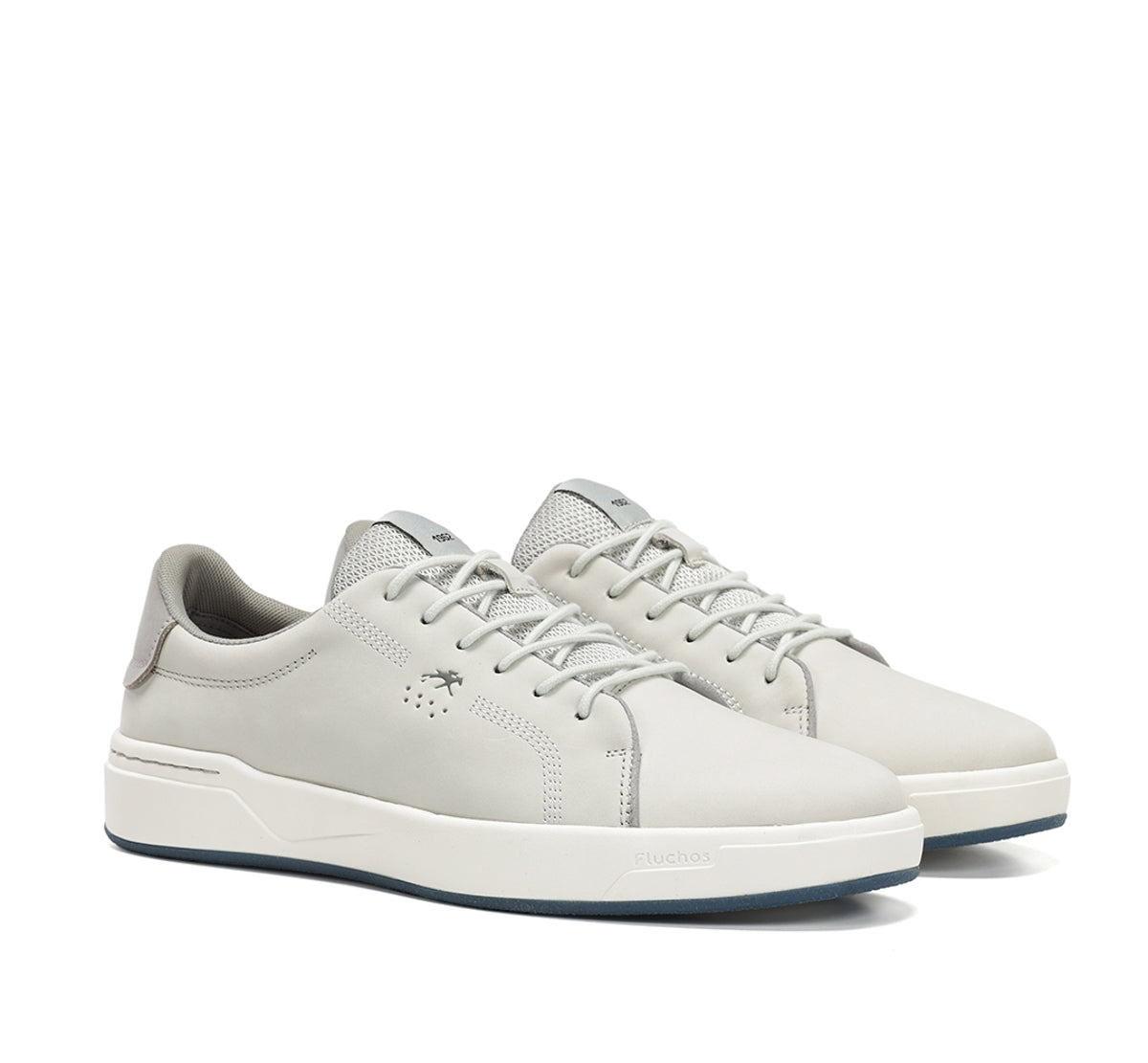 Fluchos Nadal F2377 chaussures gris cuir homme