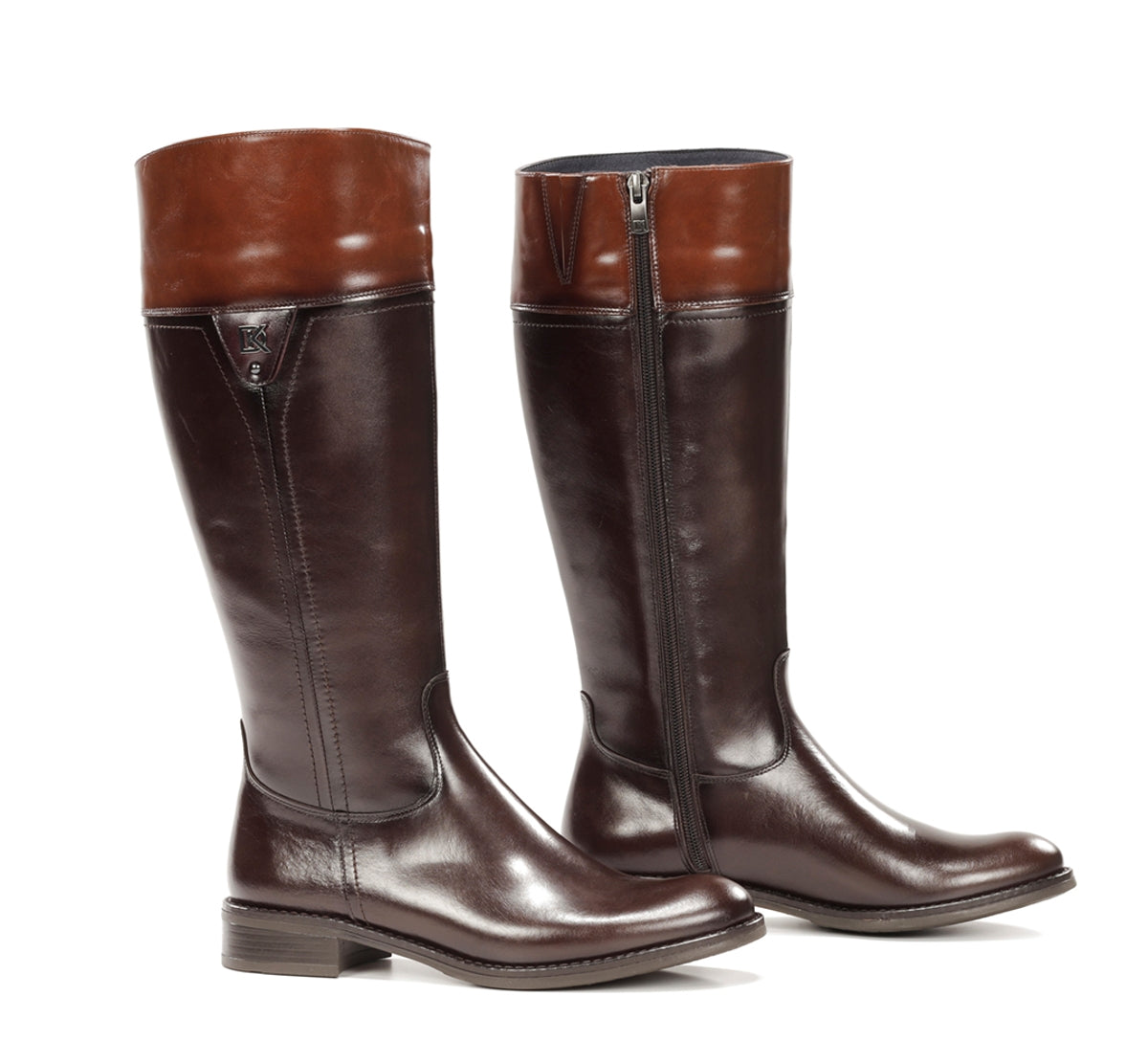 Dorking Tierra D9827 botte marron femme cuir