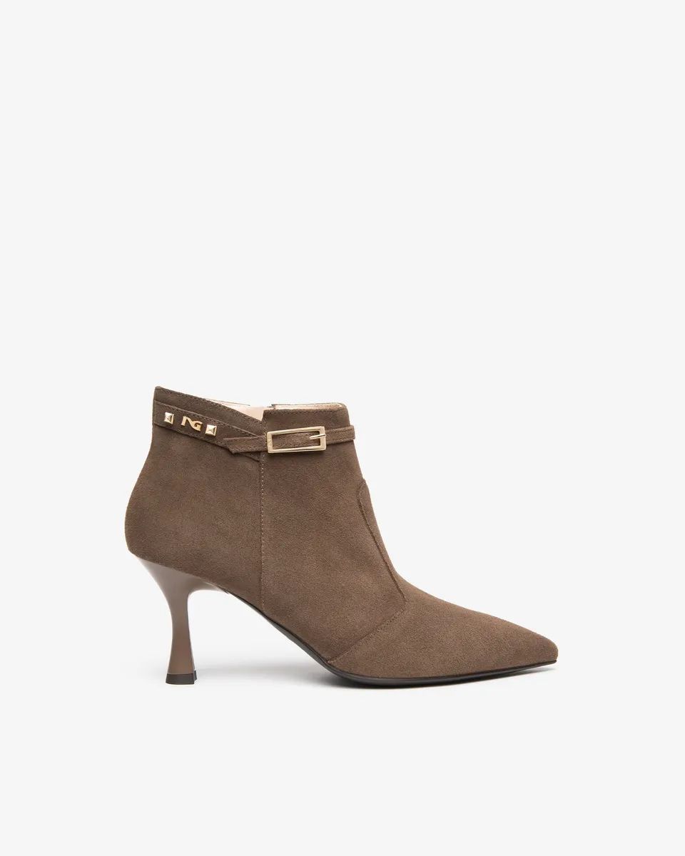 Nero Giardini Ankle Booties bottines femme daim talon