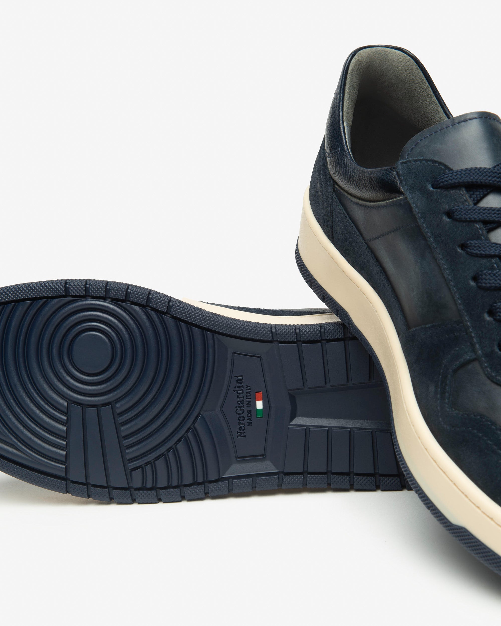 Nero Giardini Sneakers baskets homme cuir daim 39-46