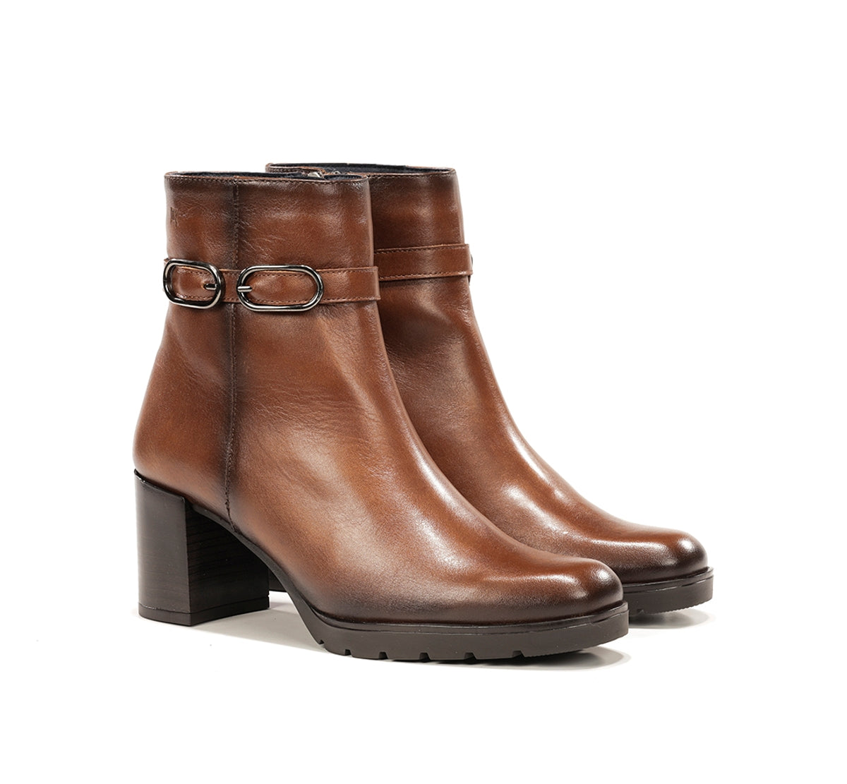 Fluchos Dorking Sesma D9809 bottines marron talon femme
